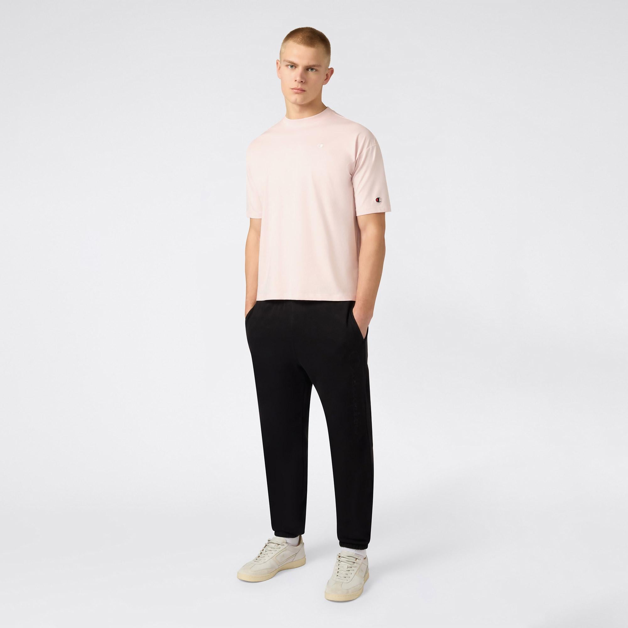 Champion Elastic Cuff Erkek Siyah Pantolon