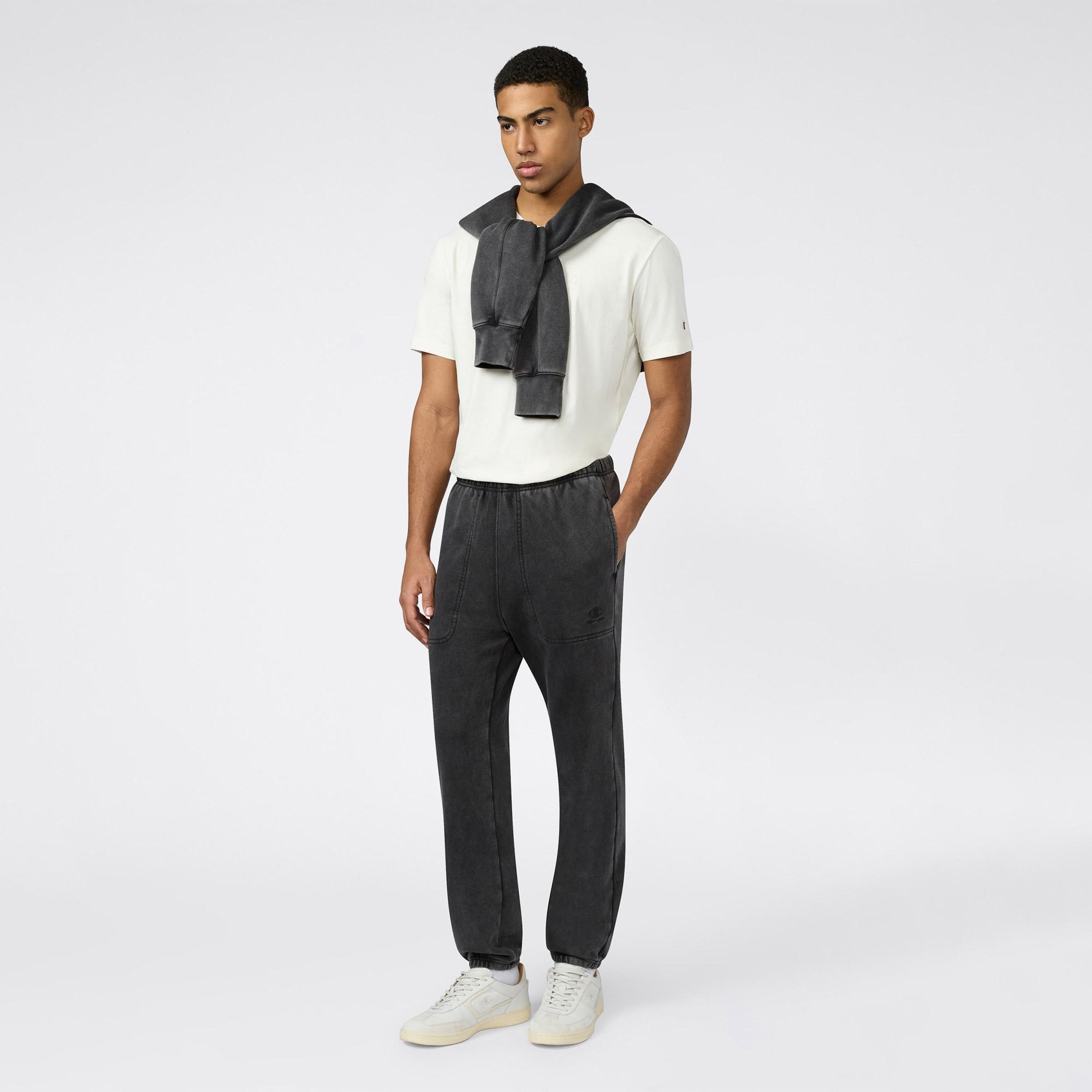 Champion Elastic Cuff Erkek Gri Eşofman Altı