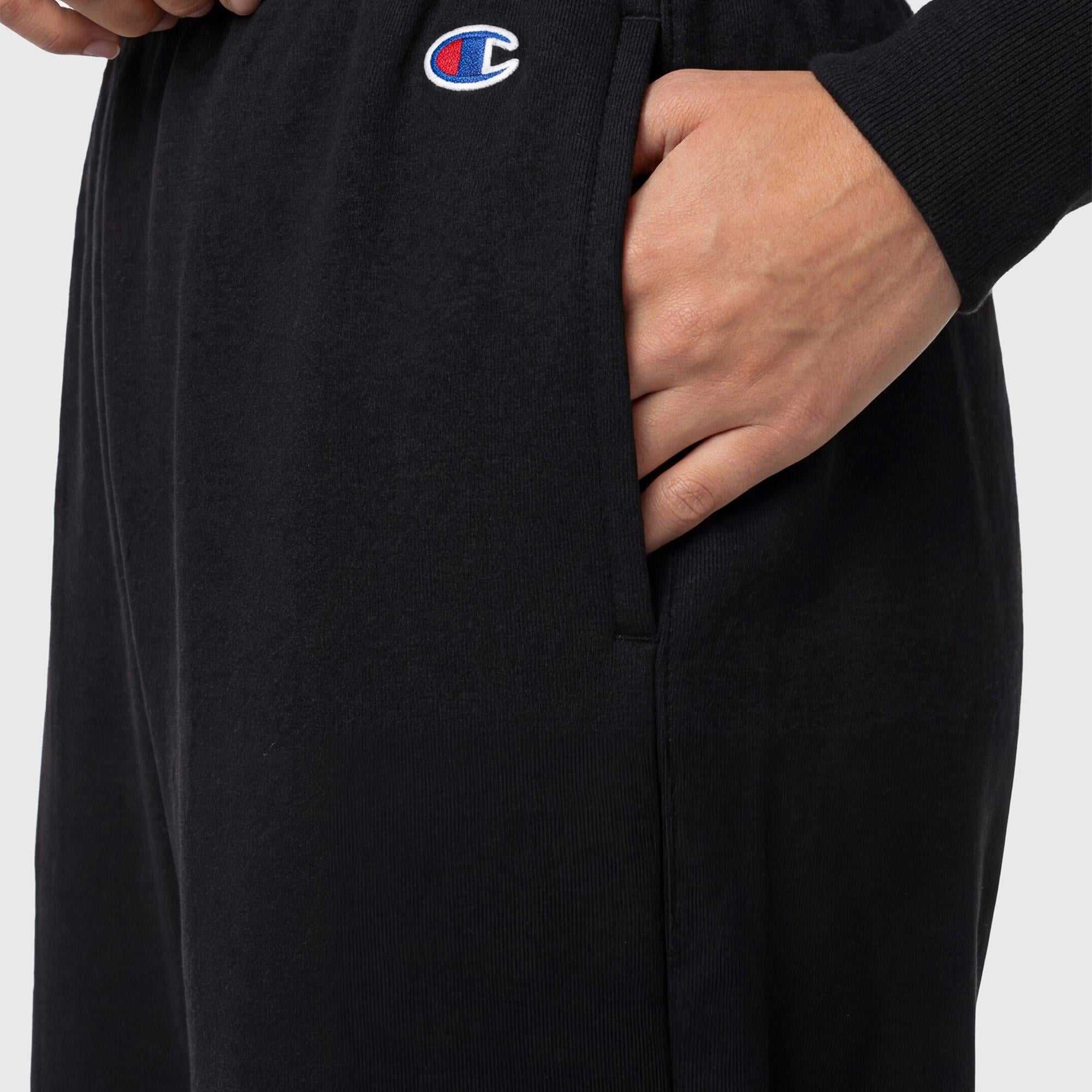 Champion Wide Leg Kadın Siyah Eşofman Altı