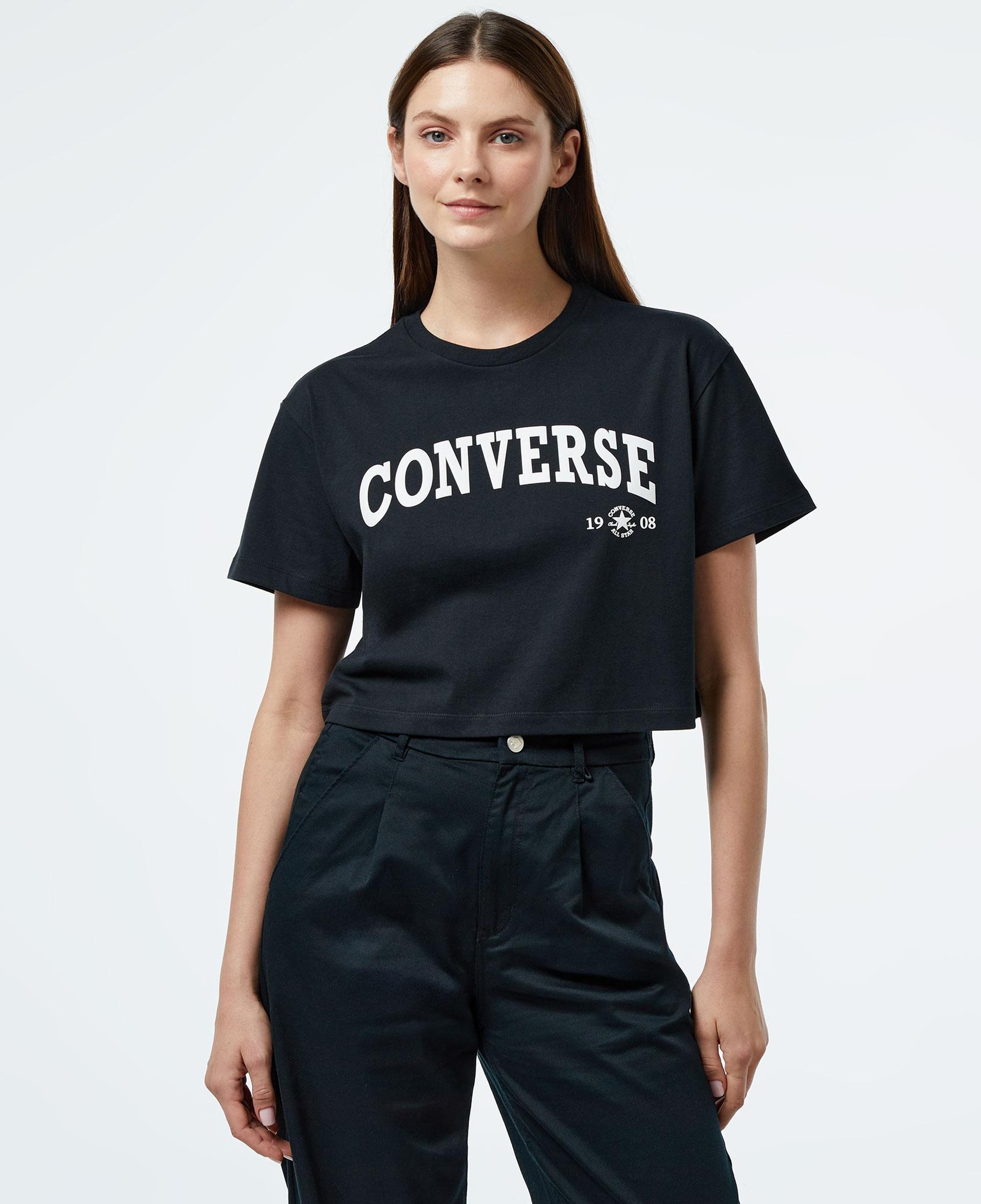 Converse Collegiate Gold Kadın Siyah T-Shirt