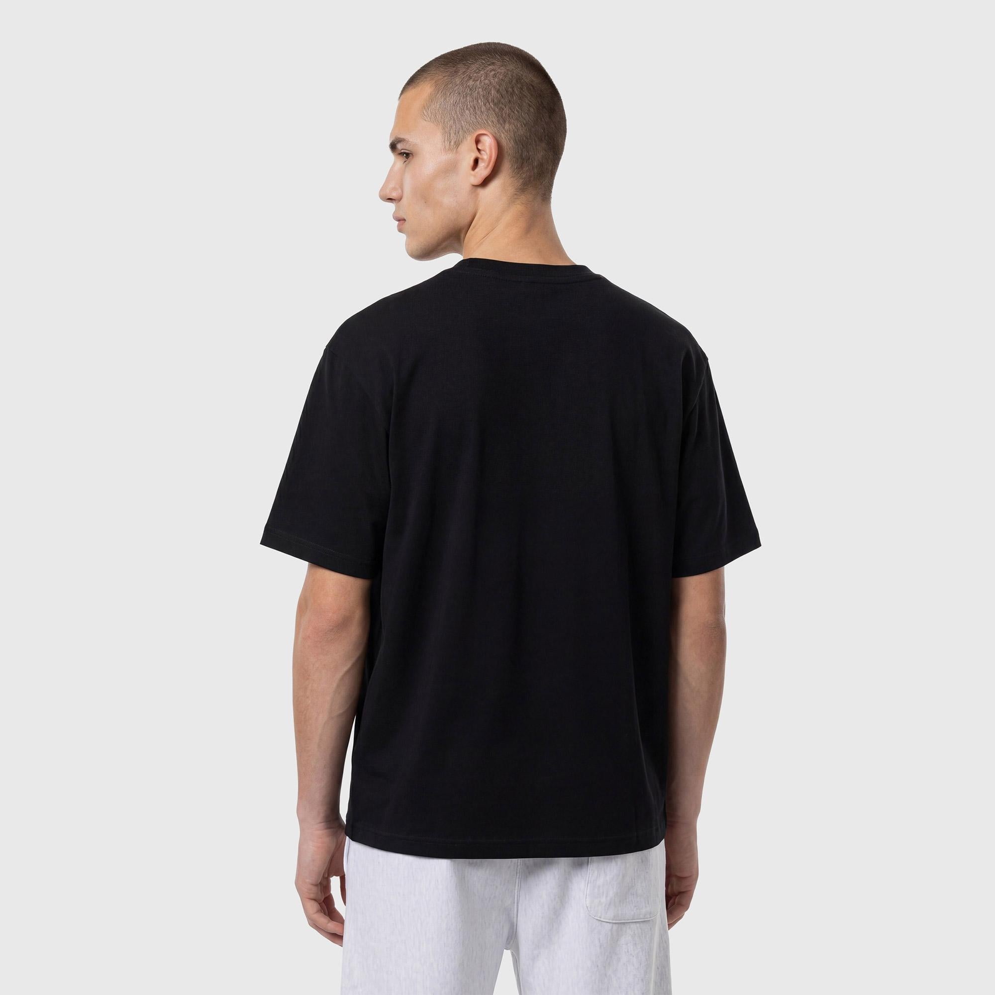Champion Relaxed Fit Erkek Siyah T-Shirt