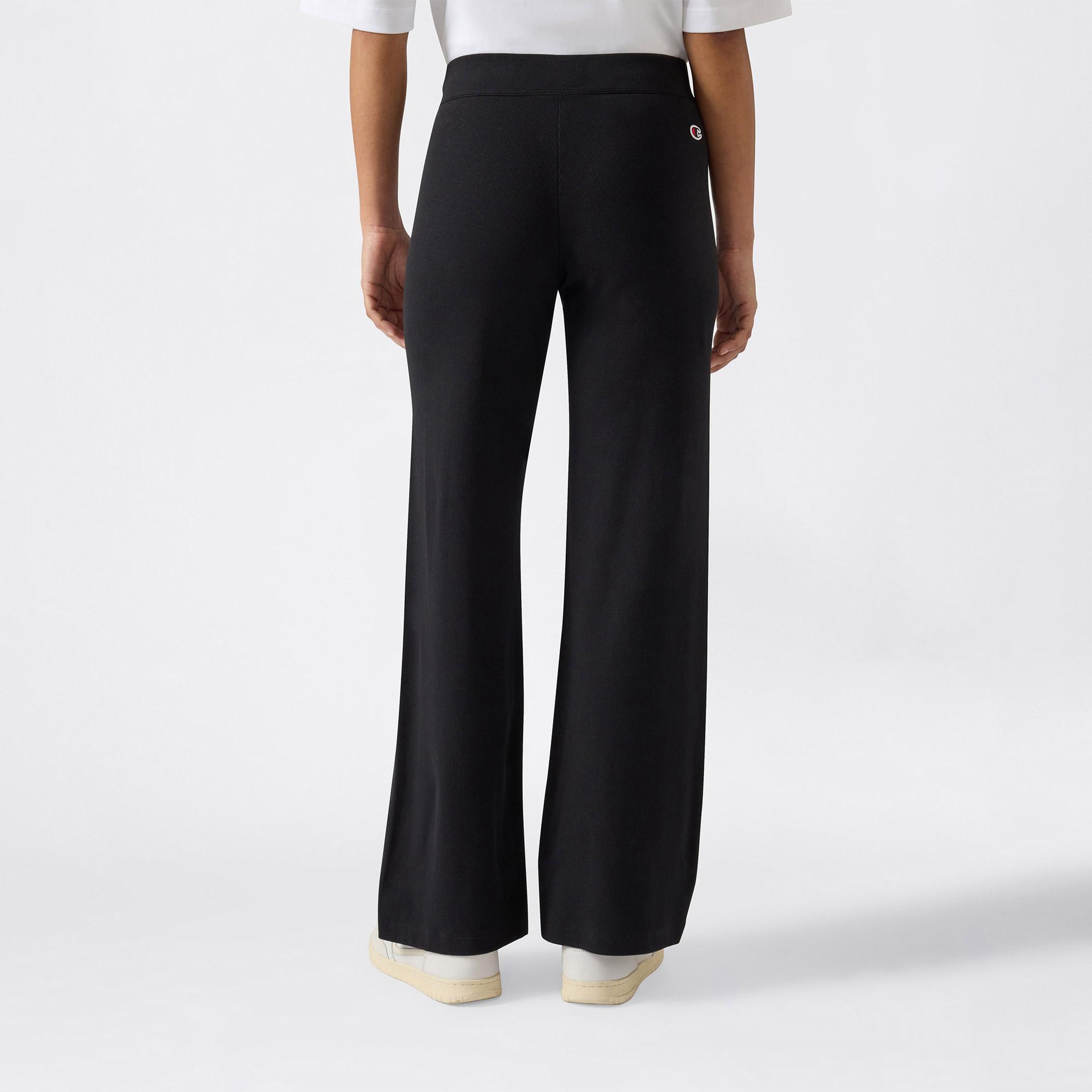 Champion Wide Leg Kadın Siyah Eşofman Altı