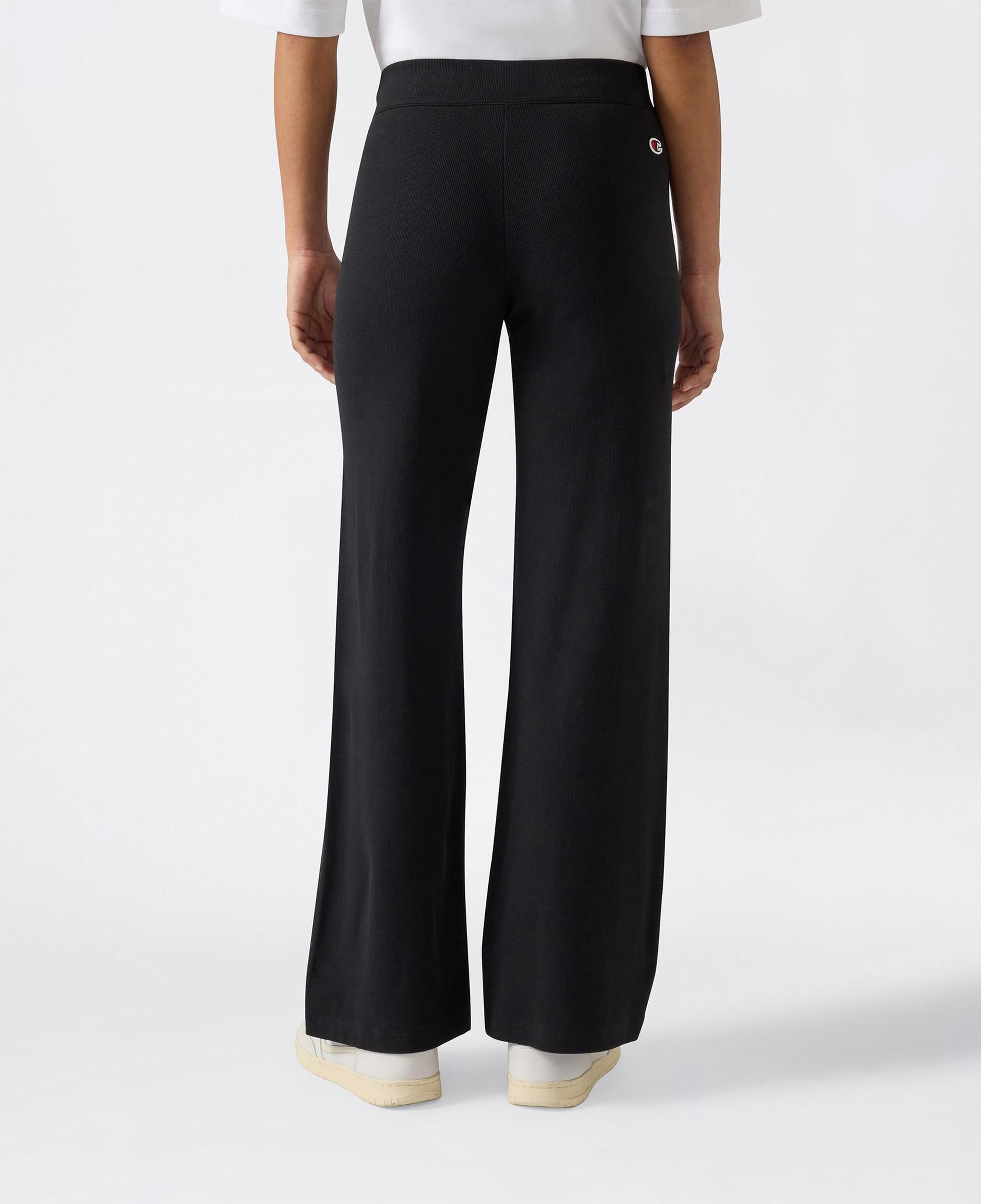 Champion Wide Leg Kadın Siyah Eşofman Altı