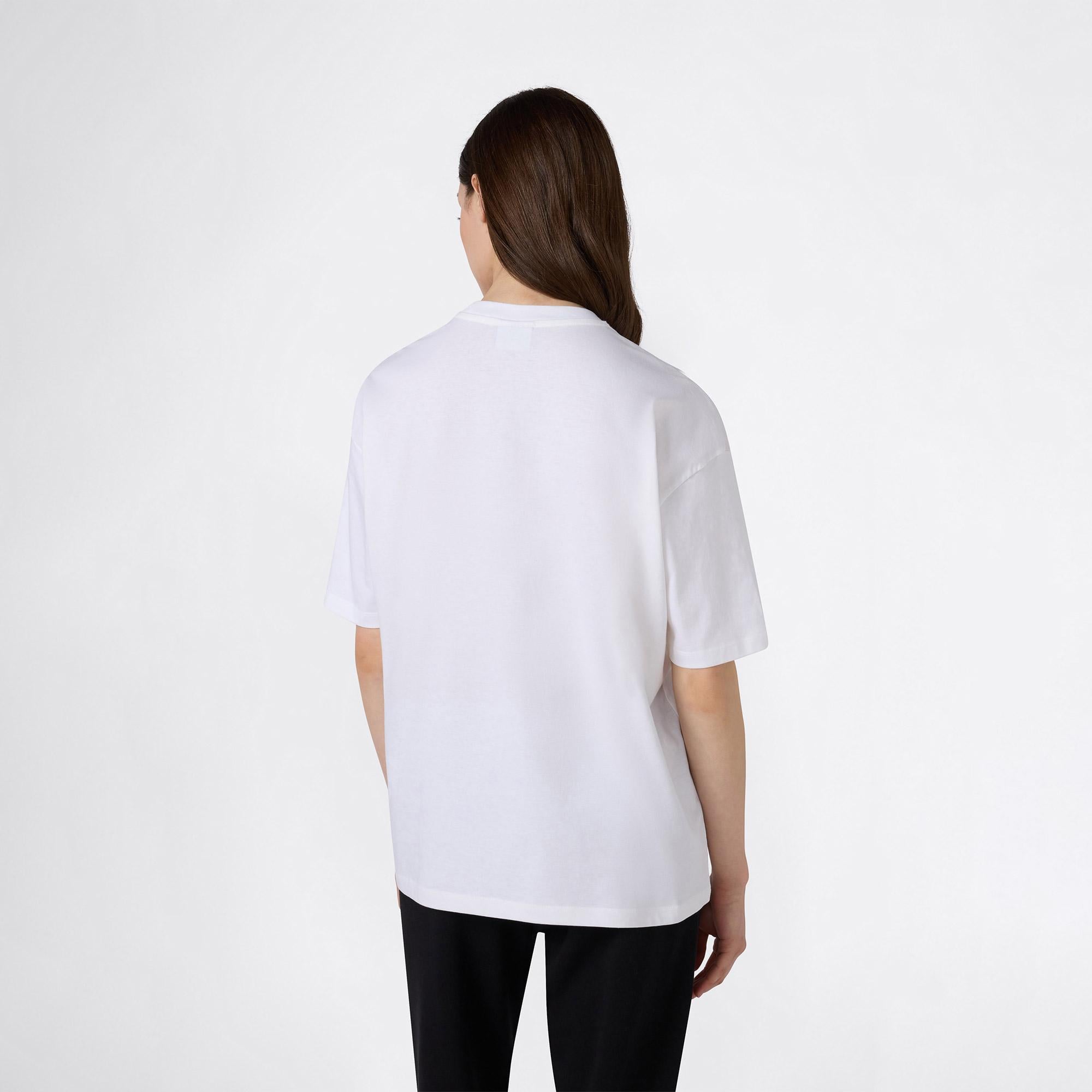 Champion SS Regular Fit Kadın Beyaz T-Shirt