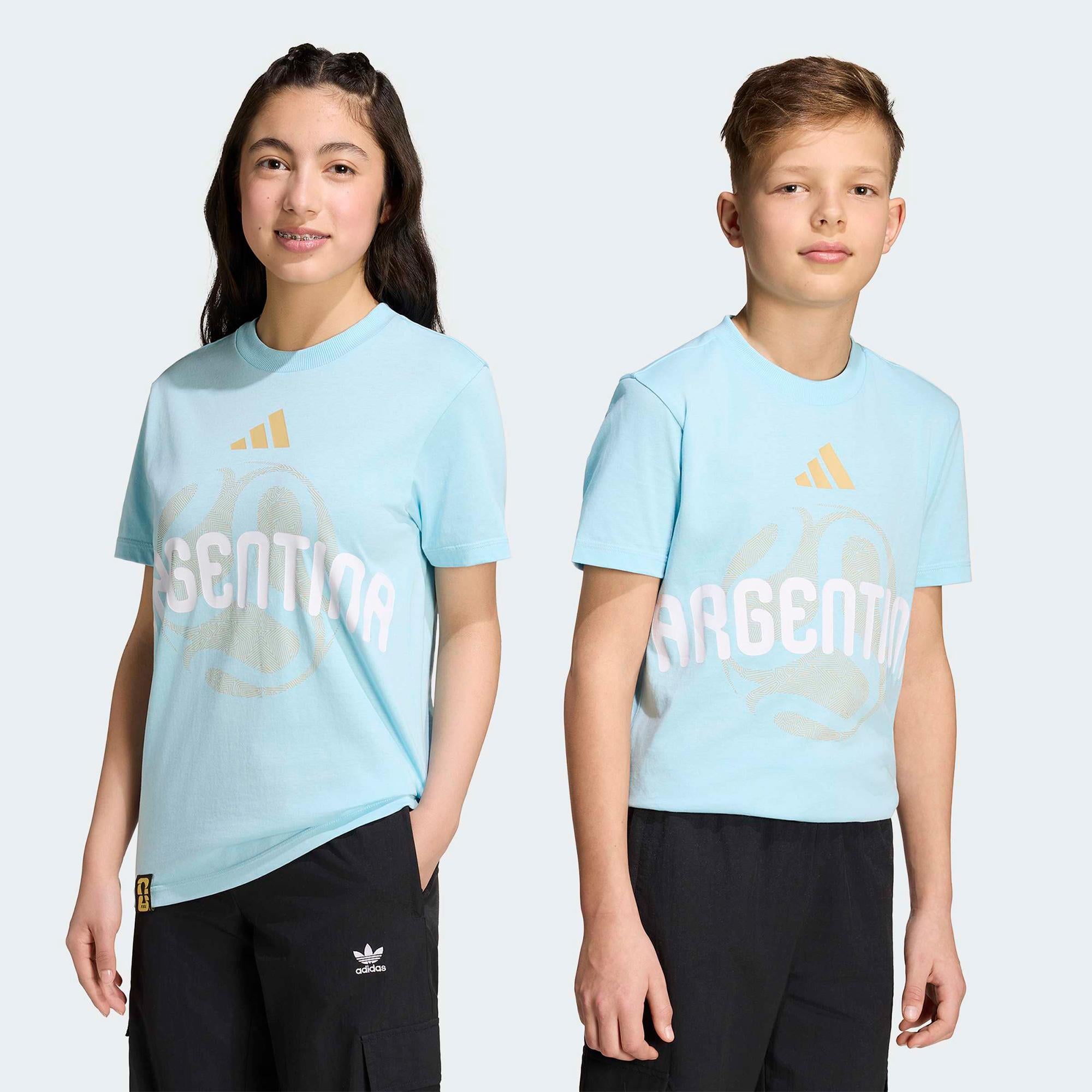 adidas Arjantin Milli Takım Çocuk Mavi T-Shirt