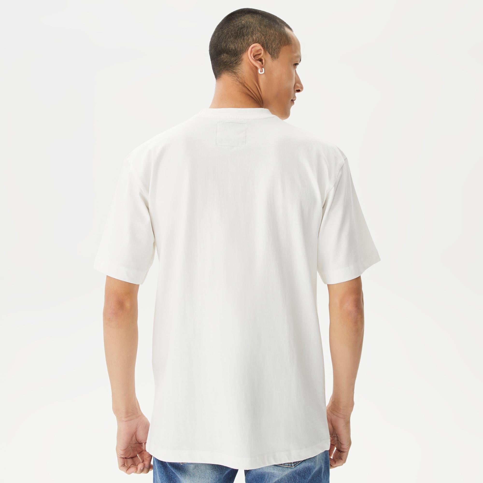 Market x Rolling Stones Chinatown Bewaret Erkek Krem T-Shirt
