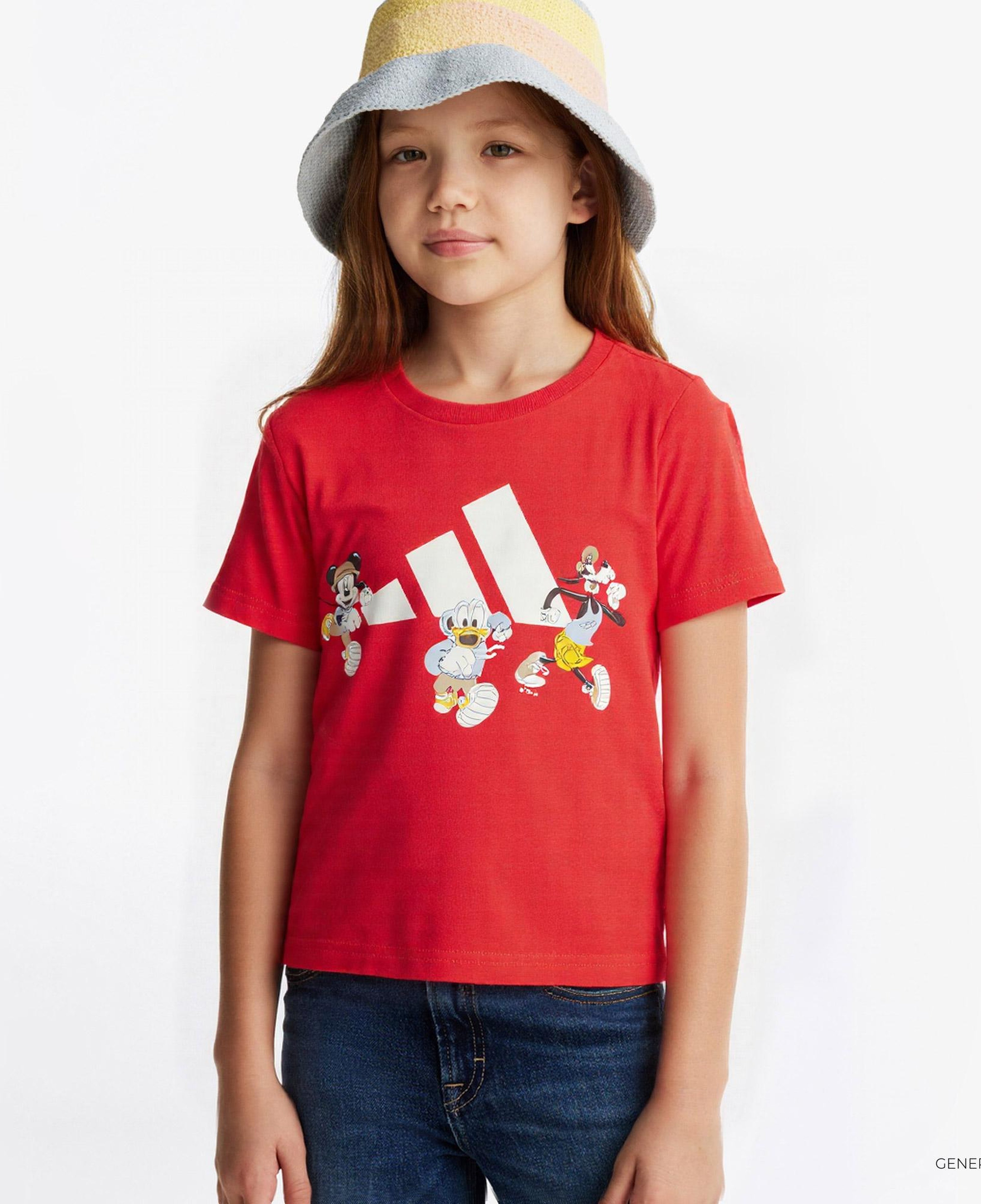 adidas Disney Mickey Mouse Çocuk Kırmızı T-Shirt
