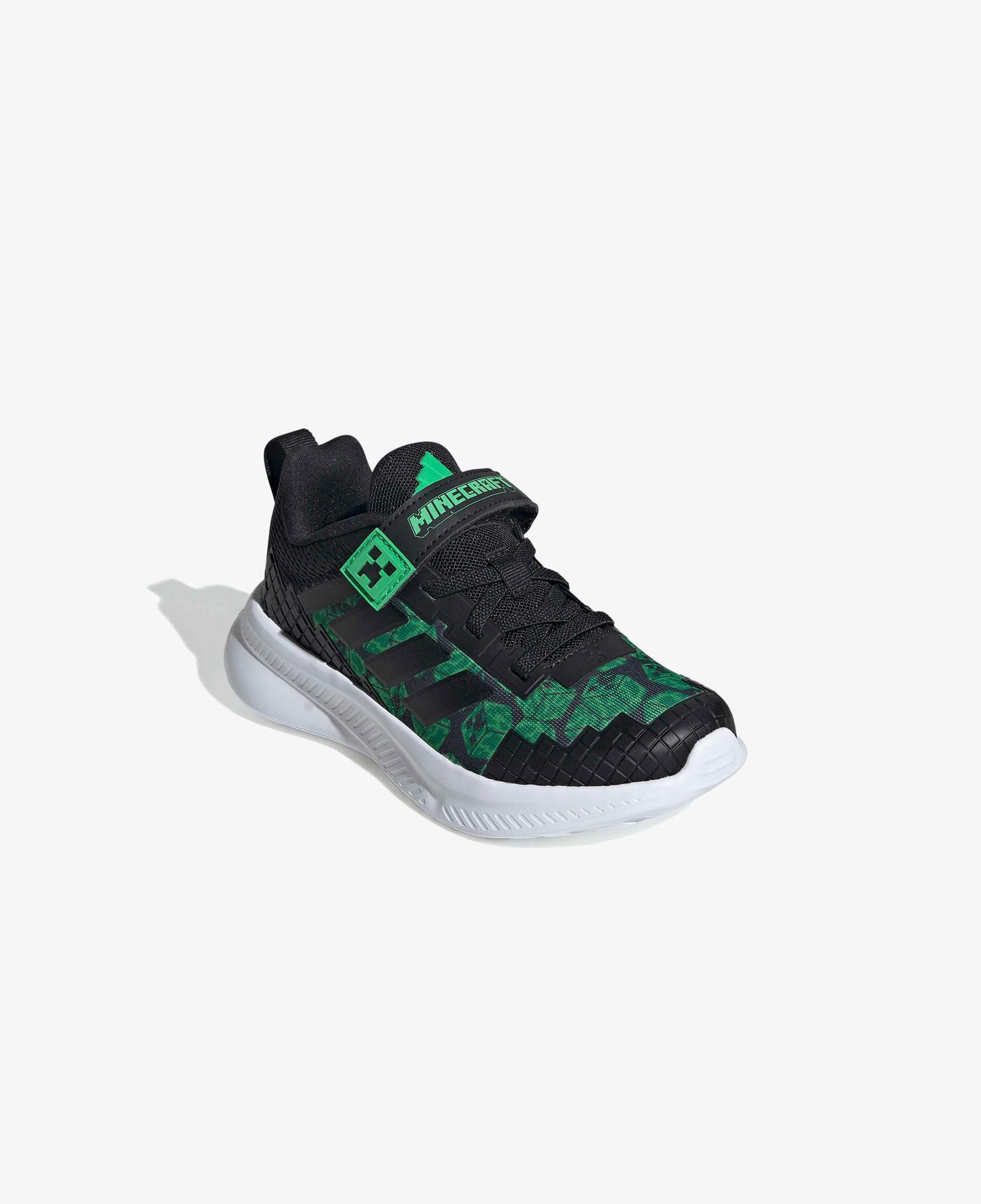 adidas Minecraft Fortarun El Çocuk Siyah Spor Ayakkabı