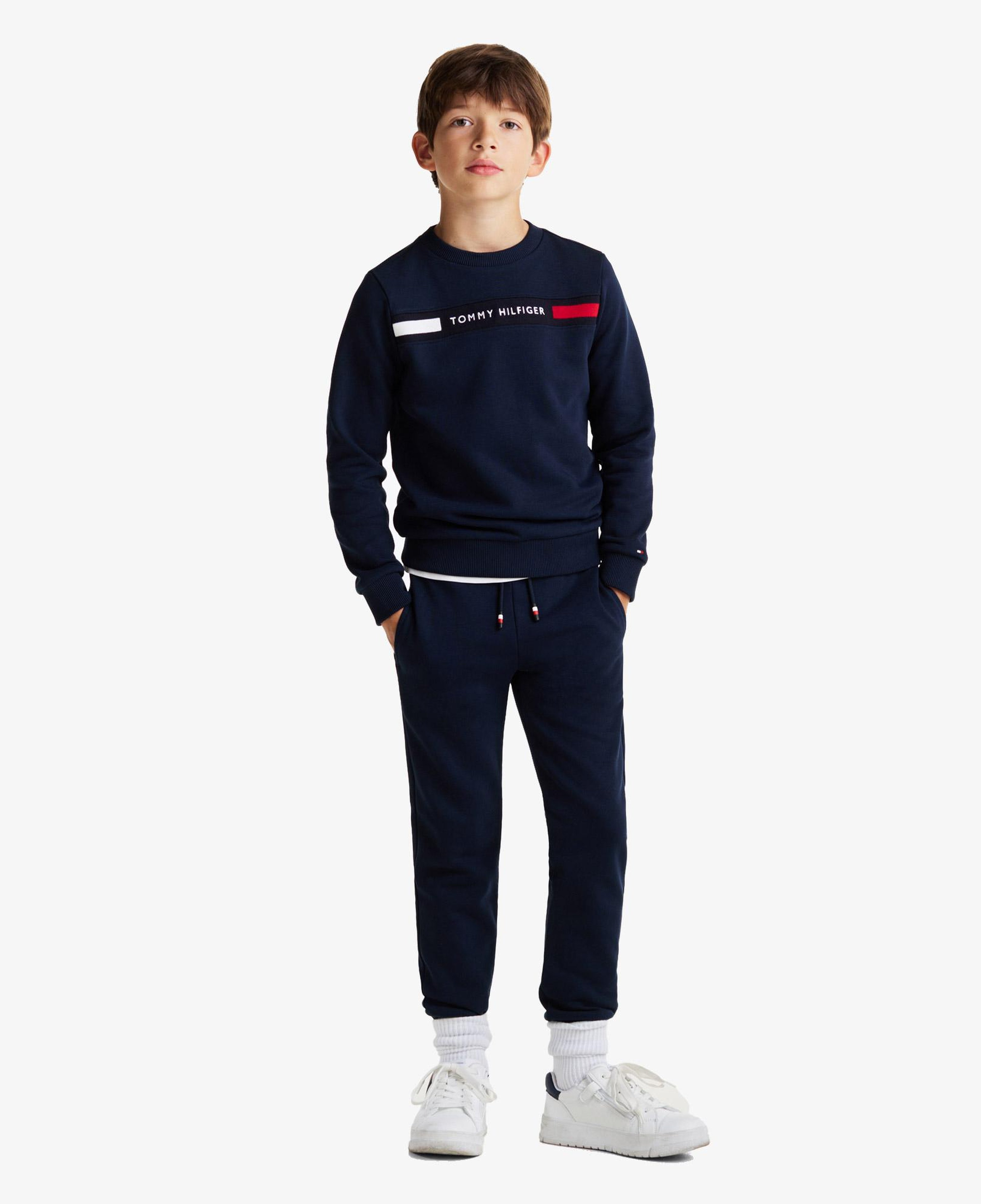 Tommy Jeans Logo Çocuk Lacivert Eşofman Takımı