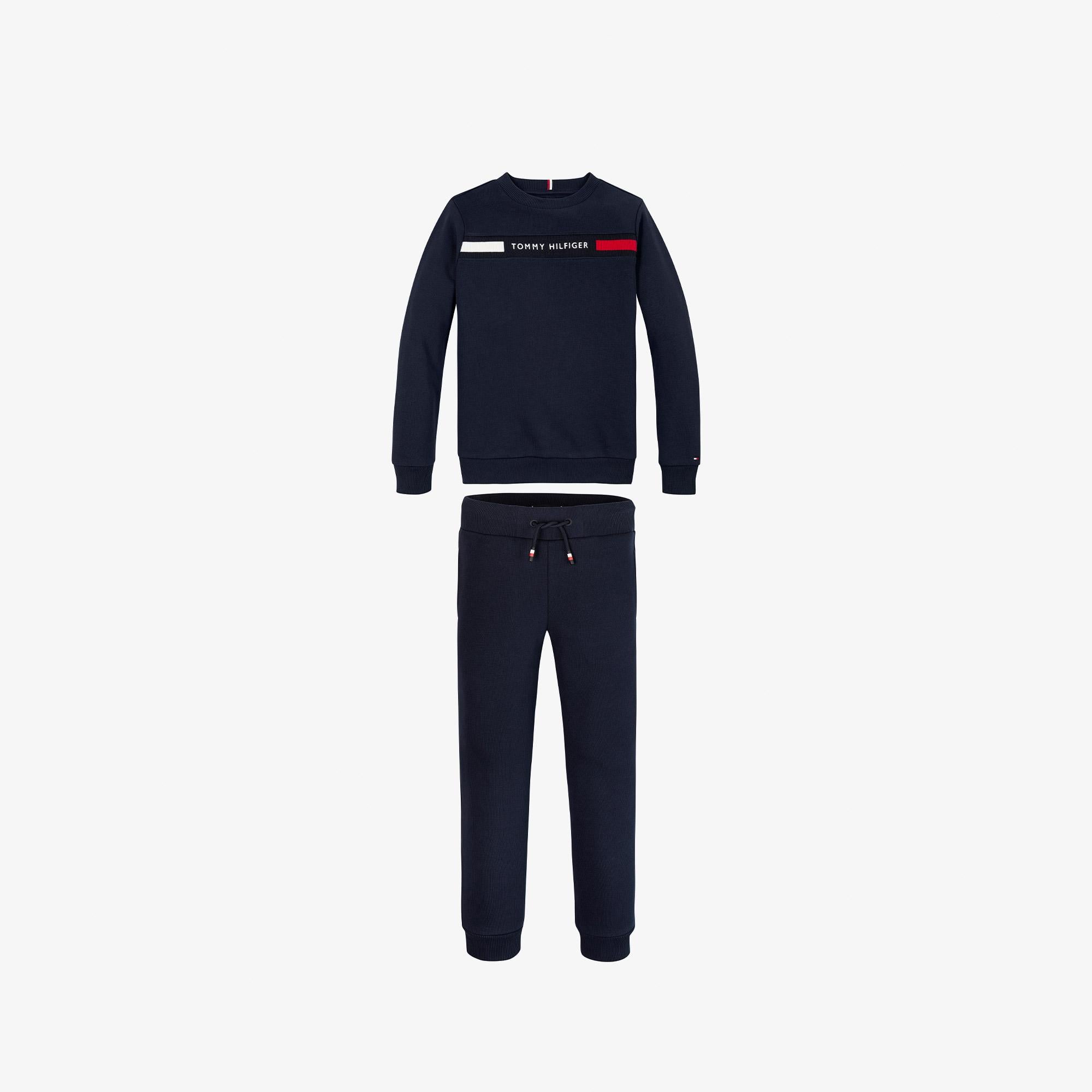 Tommy Jeans Logo Çocuk Lacivert Eşofman Takımı