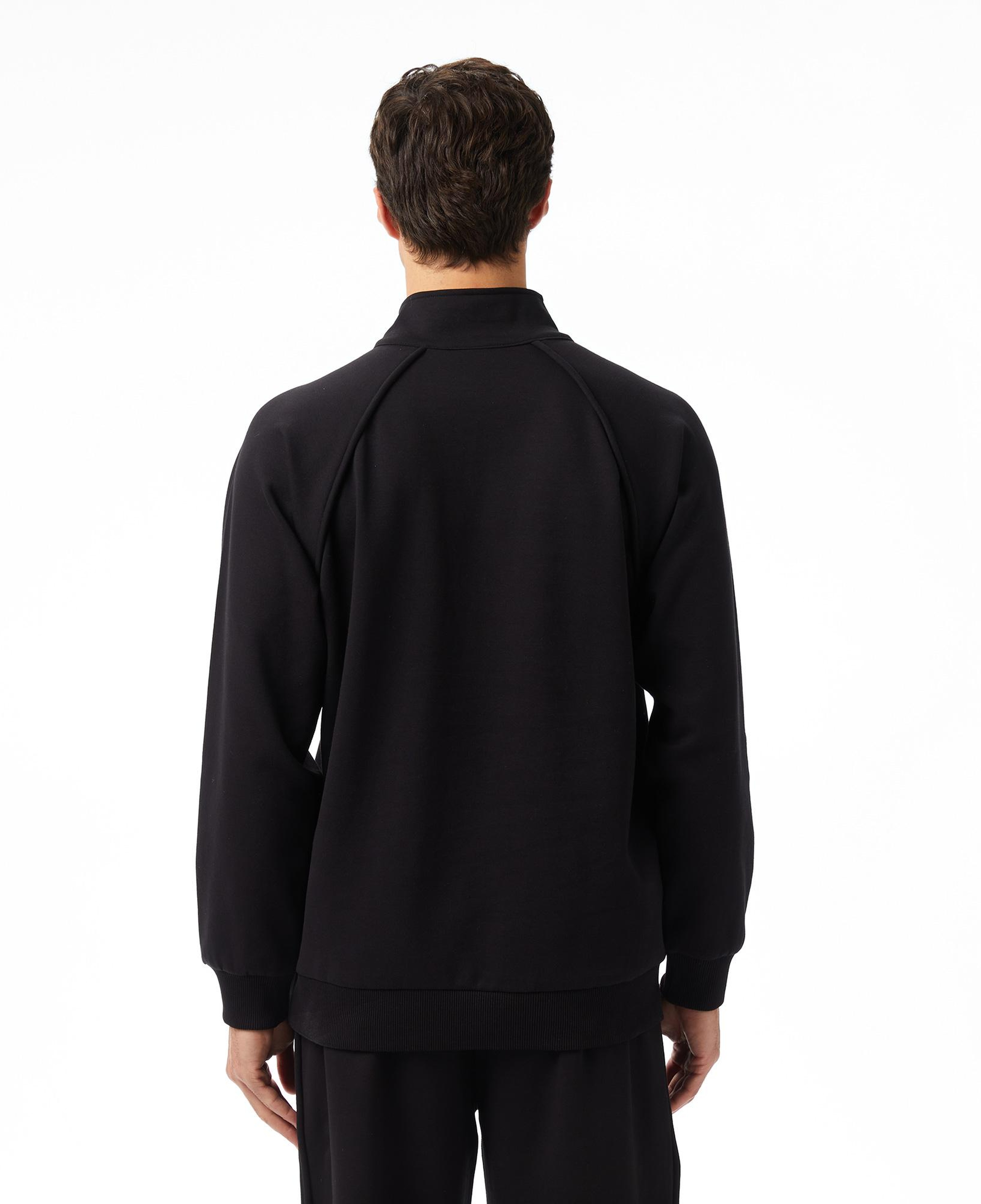 Lacoste x House of SuperStep Relaxed Fit Erkek Siyah Sweatshirt