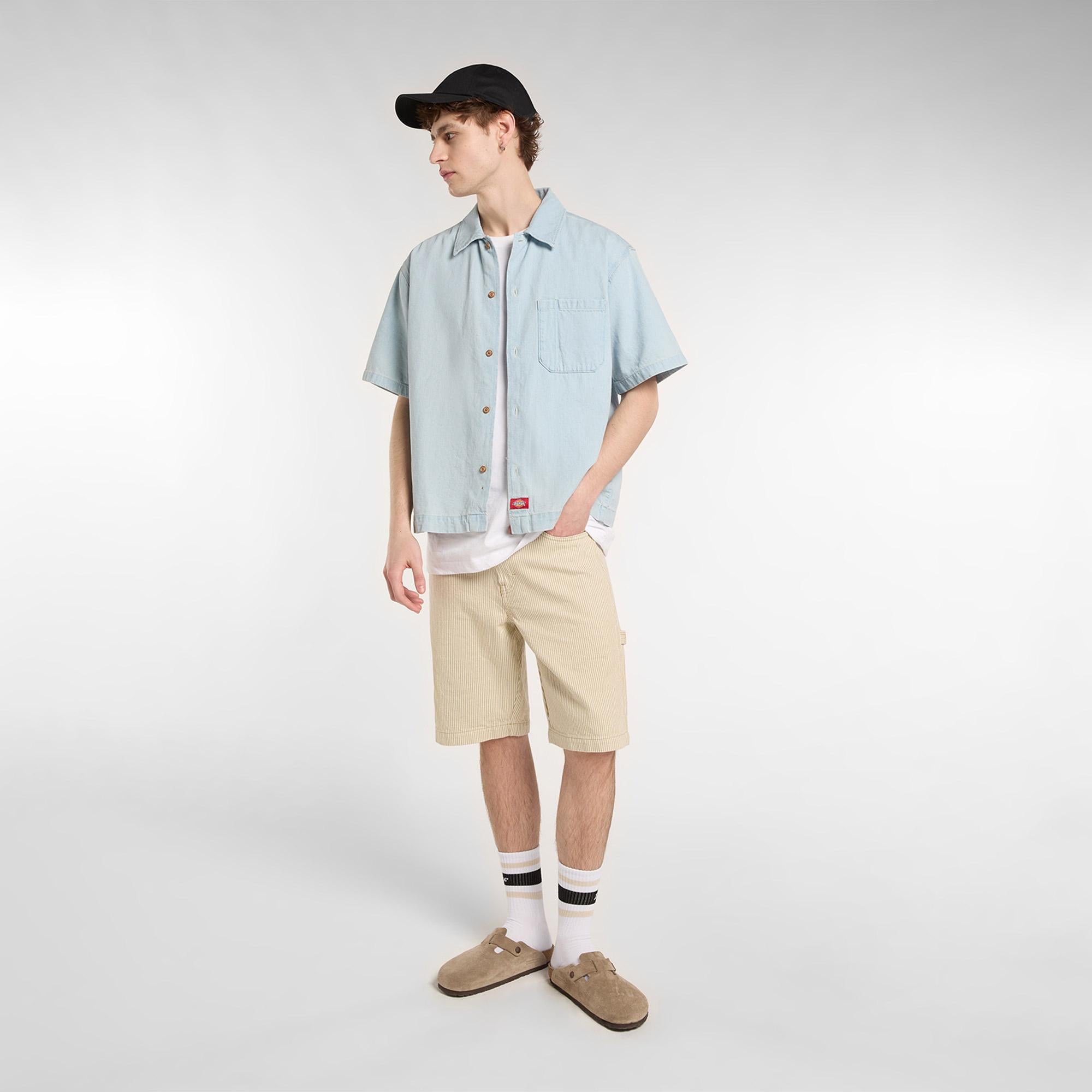 Dickies Hickory Carpenter 11 Inch Erkek Bej Şort