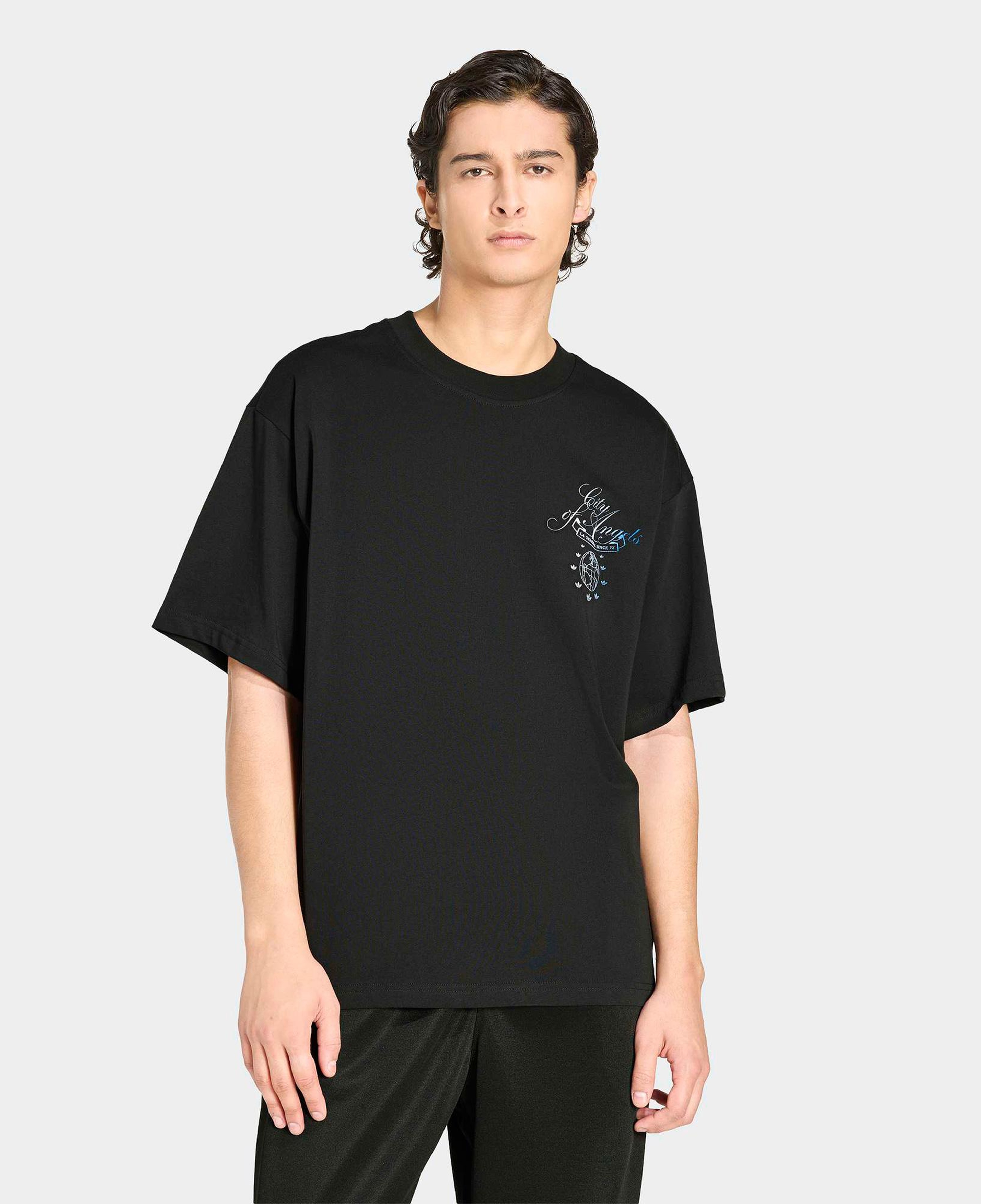 adidas La City Erkek Siyah T-Shirt