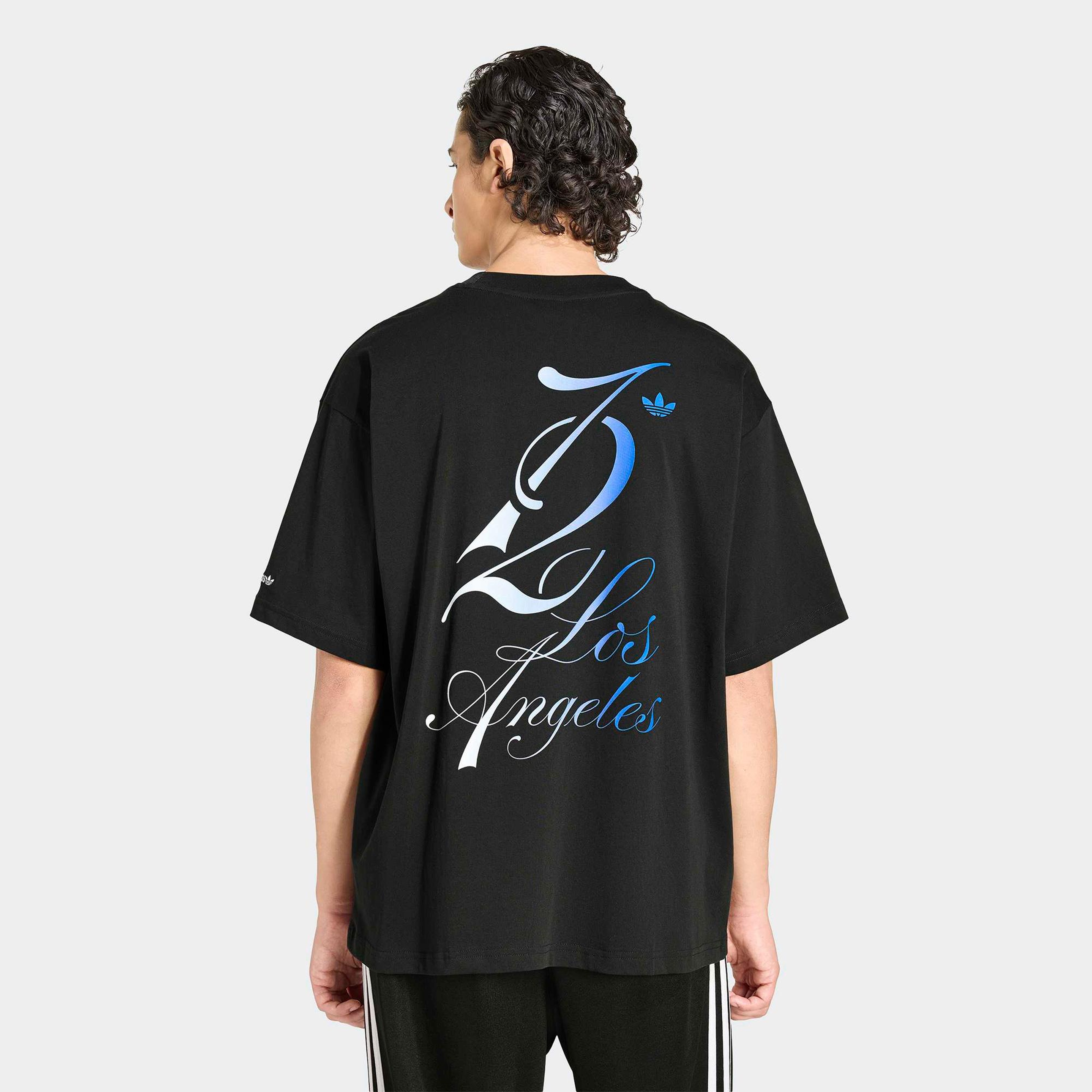 adidas La City Erkek Siyah T-Shirt
