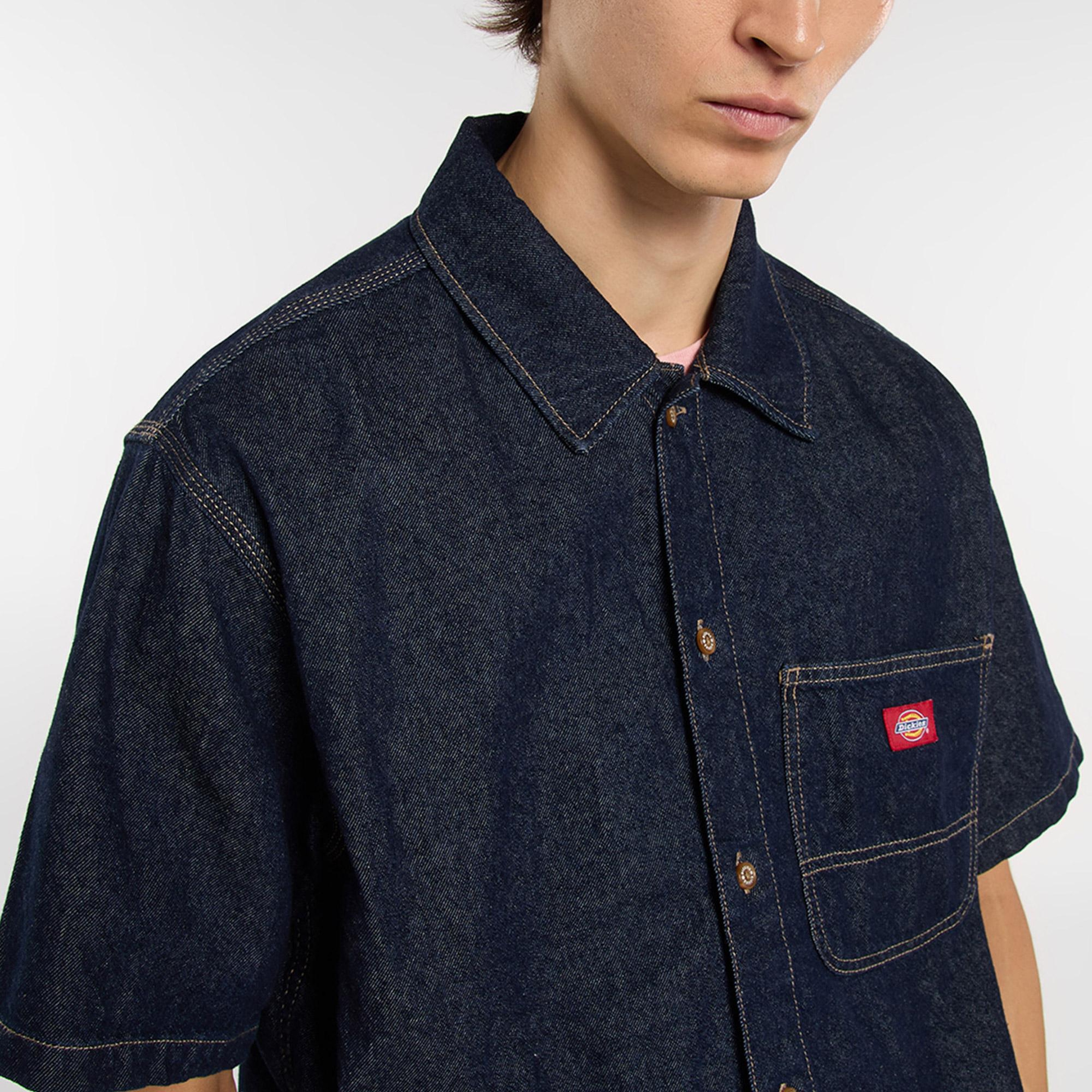 Dickies Denim Erkek Lacivert Gömlek