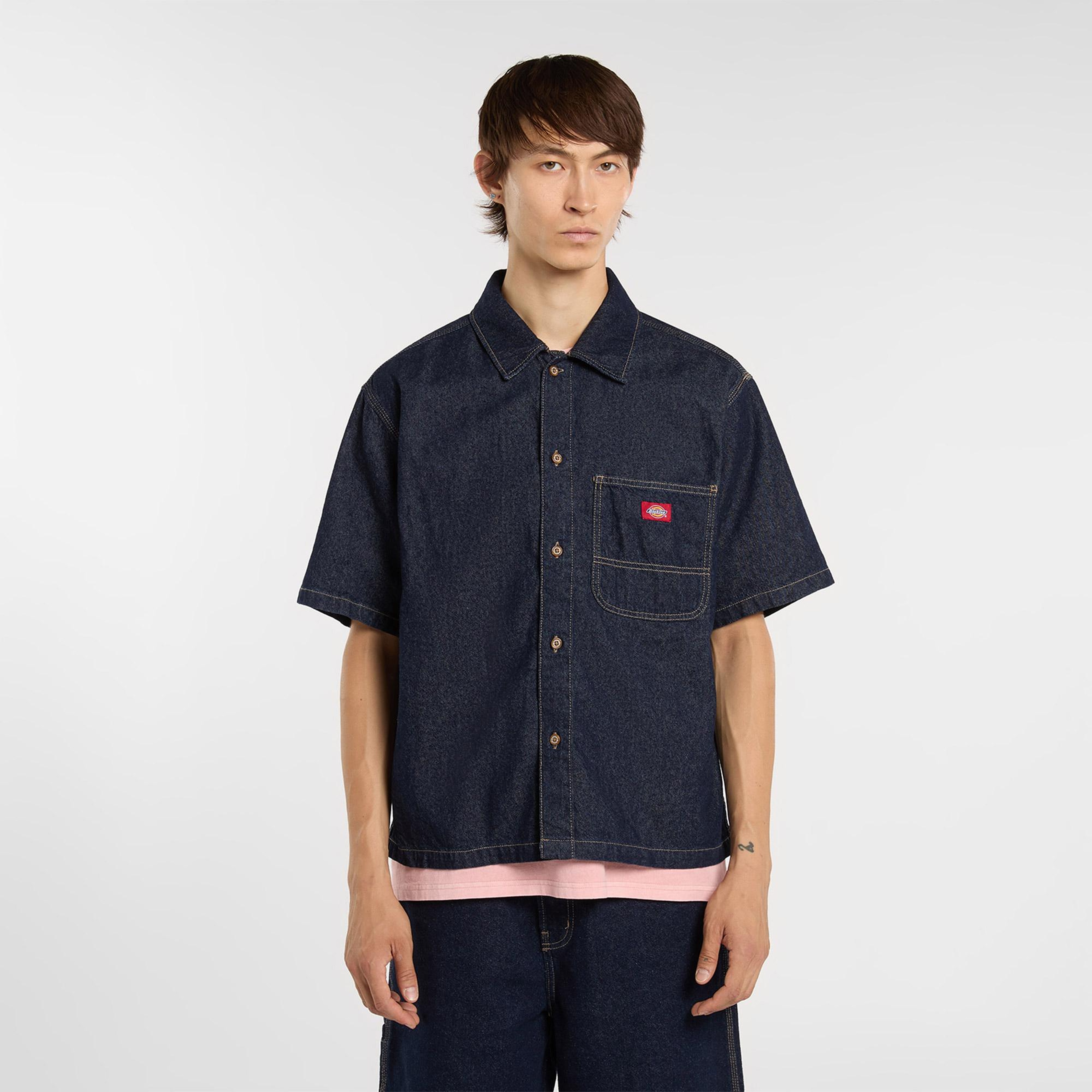 Dickies Denim Erkek Lacivert Gömlek