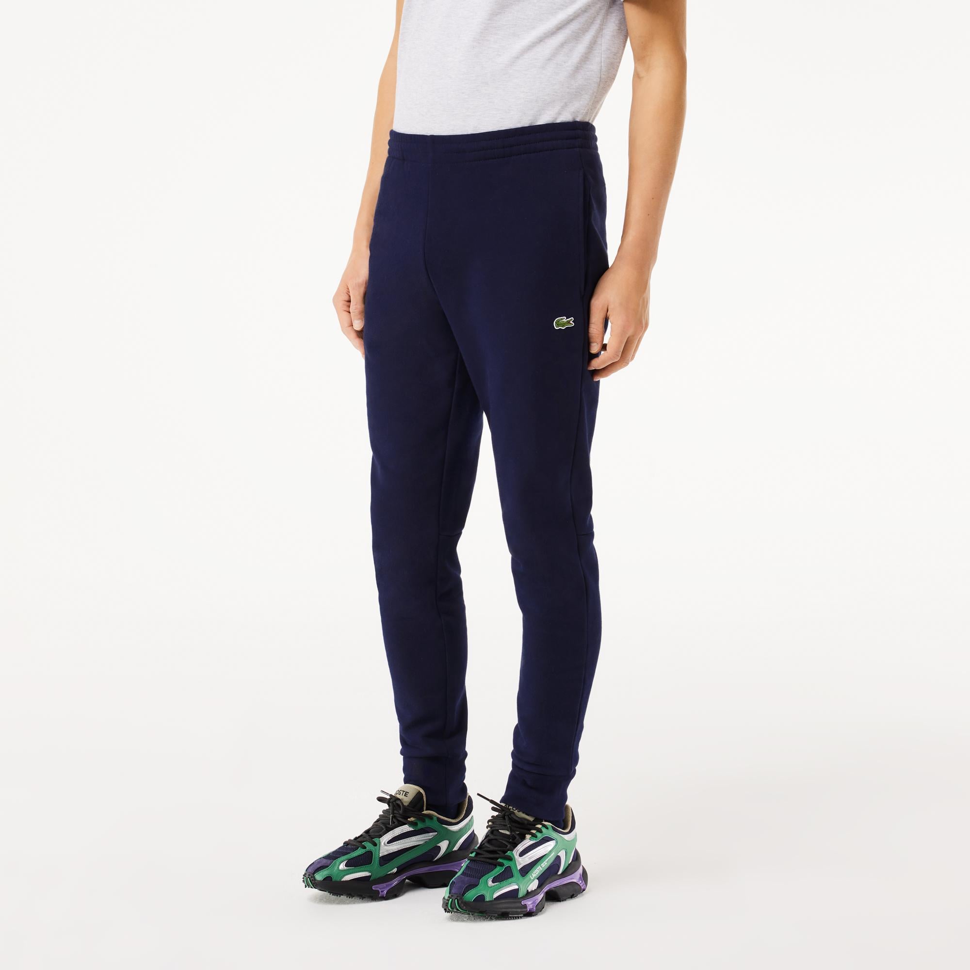 Erkek Slim Fit Organik Pamuk Lacivert Eşofman Altı