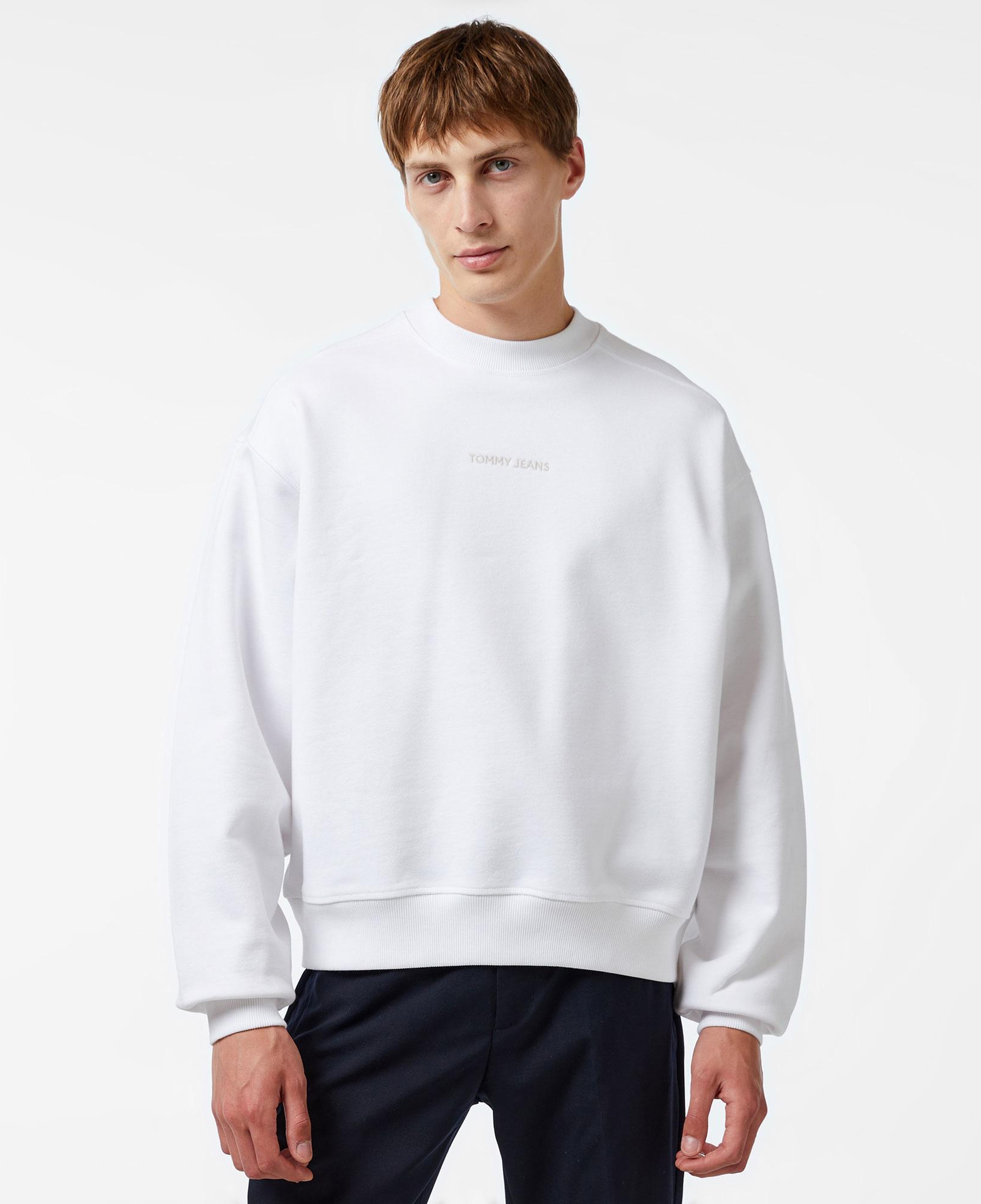 Tommy Hilfiger Erkek Beyaz Sweatshirt