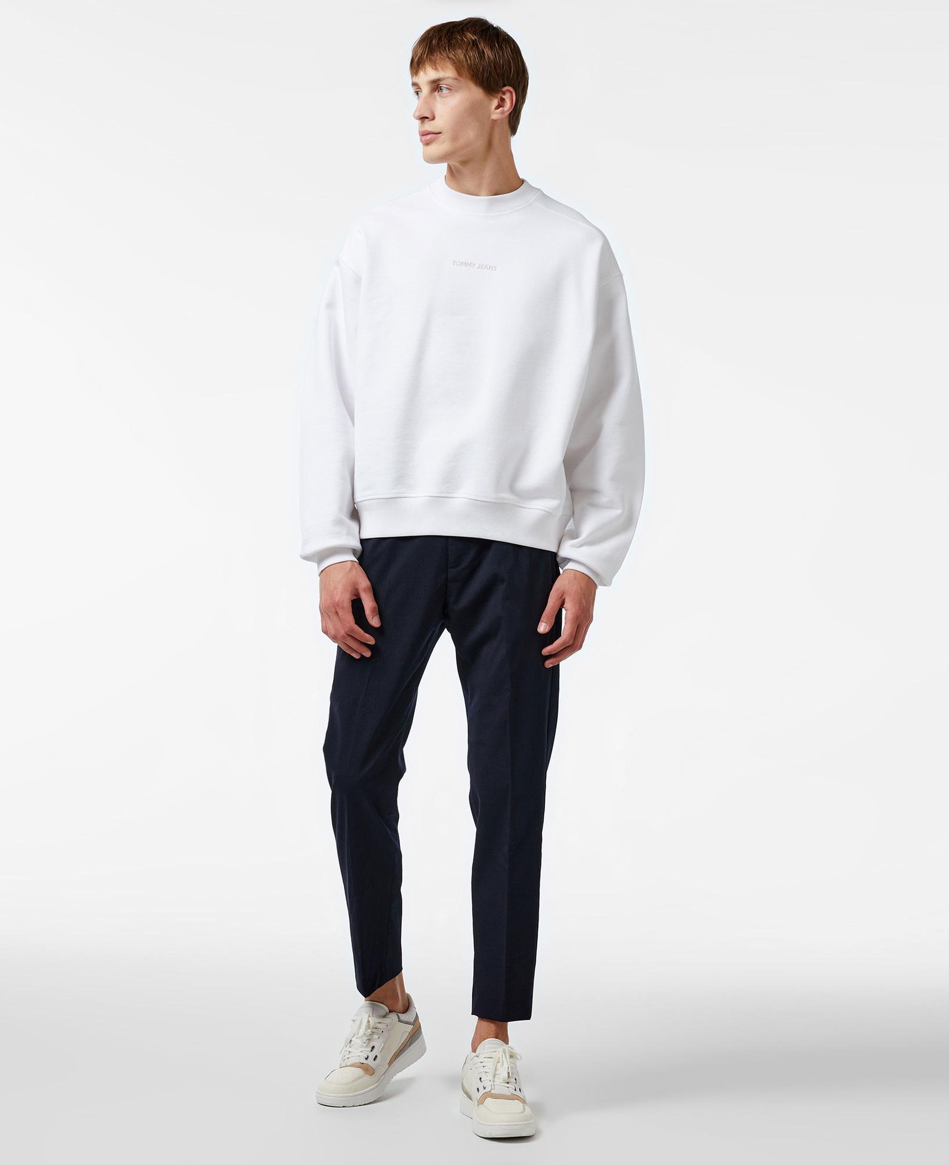 Tommy Hilfiger Erkek Beyaz Sweatshirt