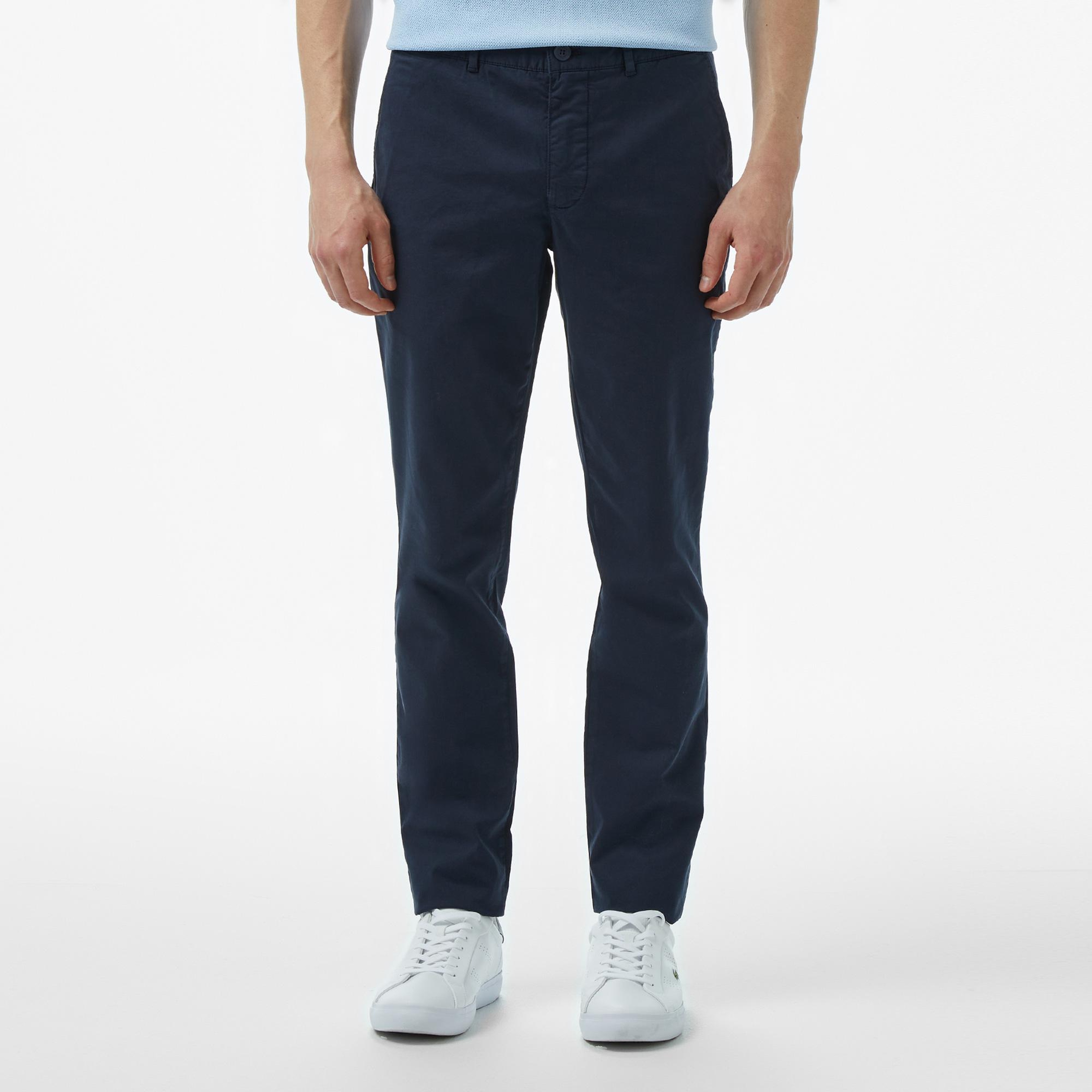 Lacoste Classic Fit Erkek Lacivert Pantolon