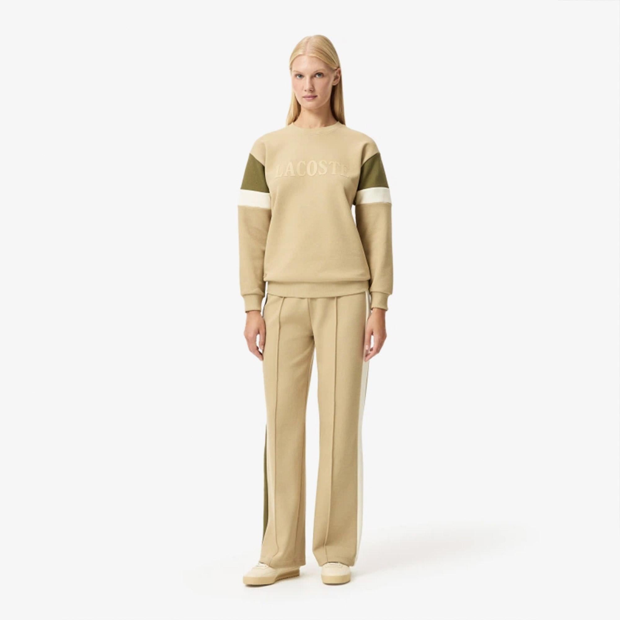 Lacoste Kadın Bej Sweatshirt