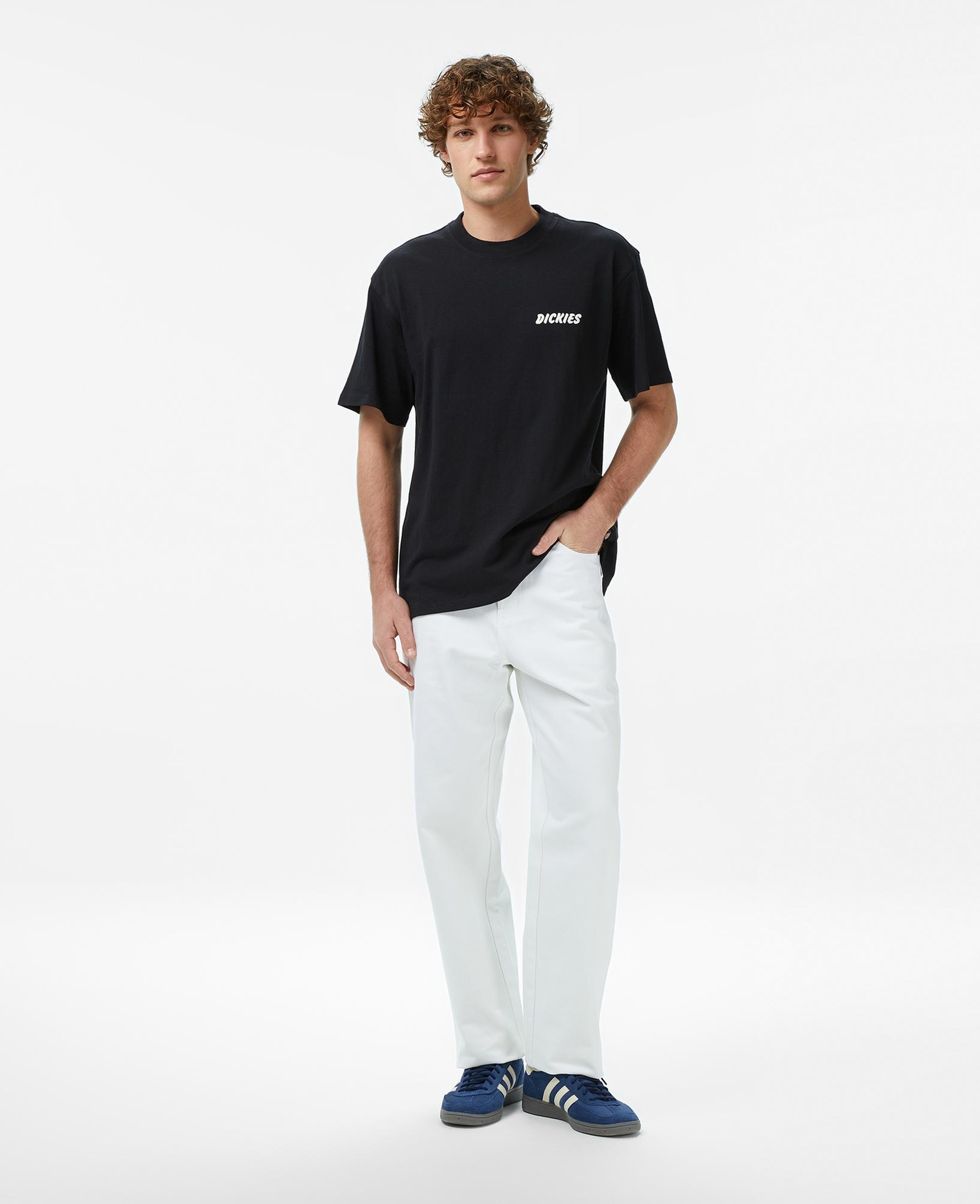 Dickies Wellsville Loose Tapered Erkek Beyaz Pantolon