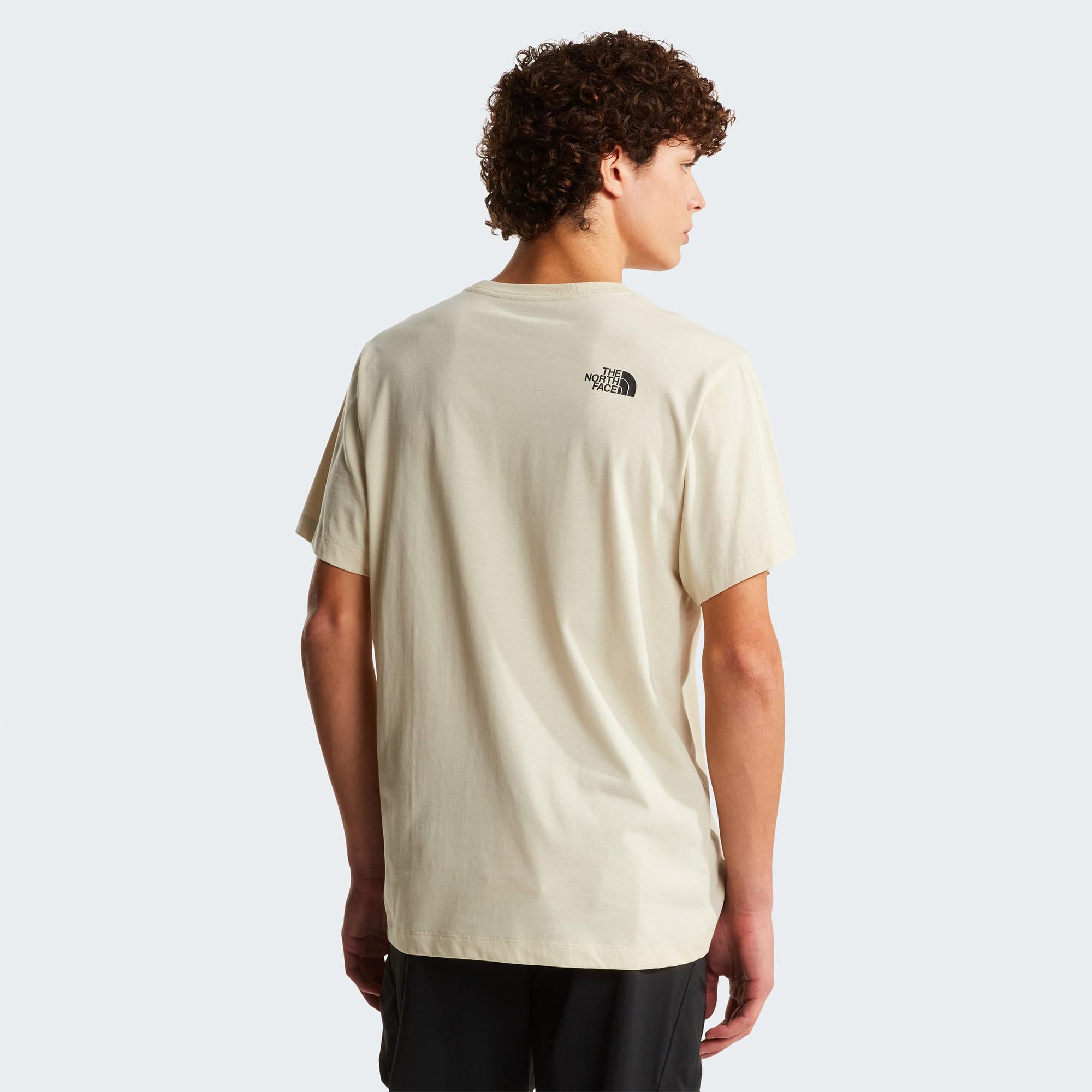 The North Face Evolution Box Half Dome Regular Erkek Bej T-Shirt