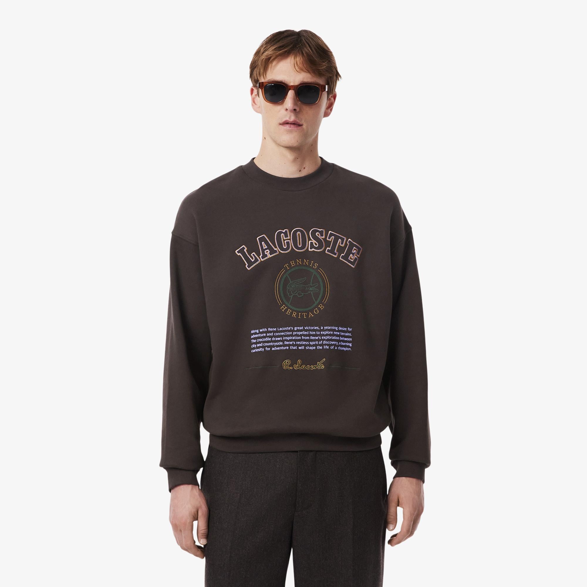 Nakışlı Polar Sweatshirt