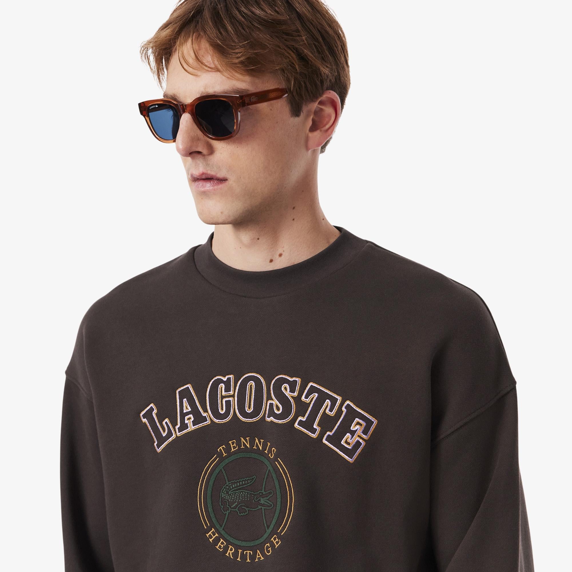 Nakışlı Polar Sweatshirt