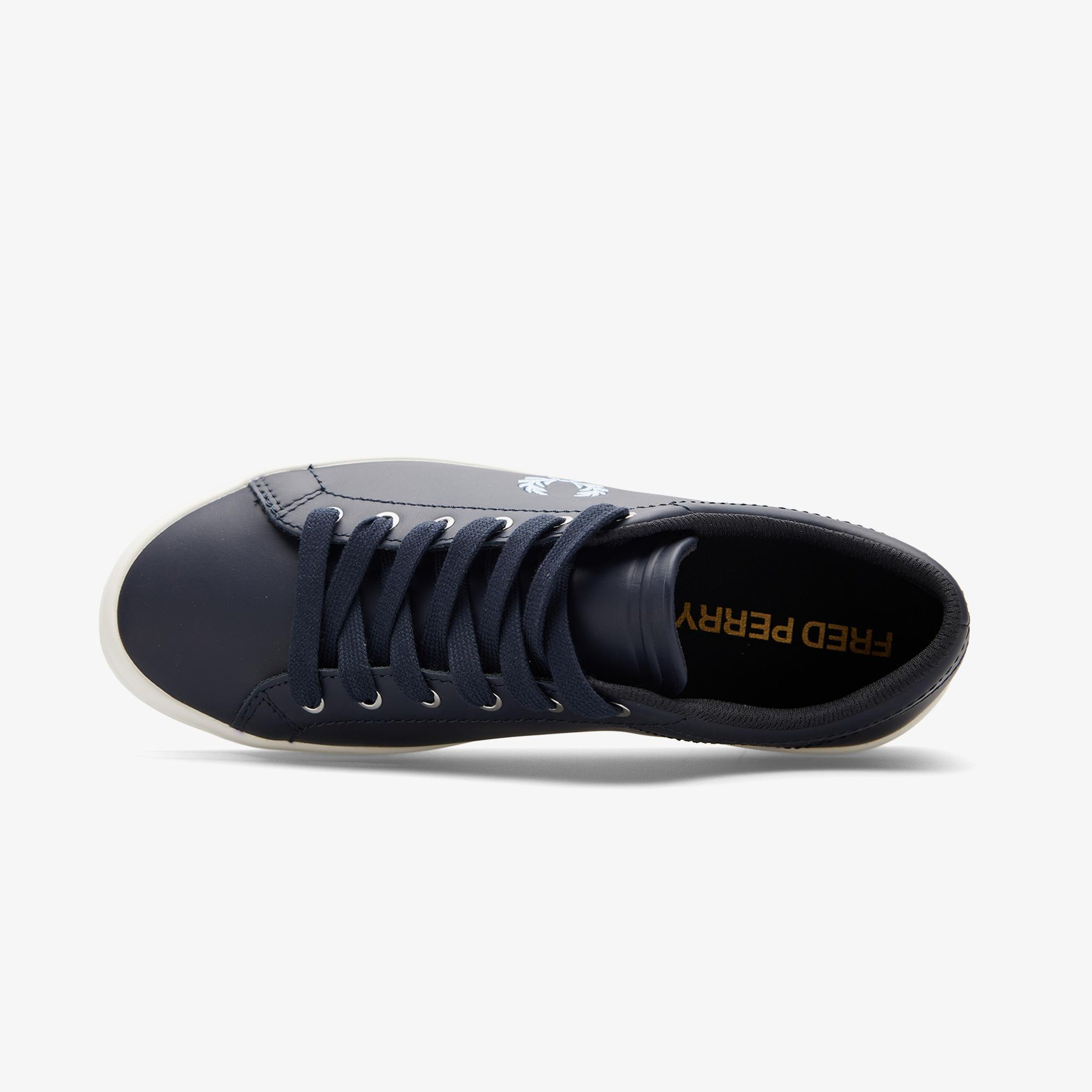Fred Perry Baseline Leather Erkek Lacivert Sneaker