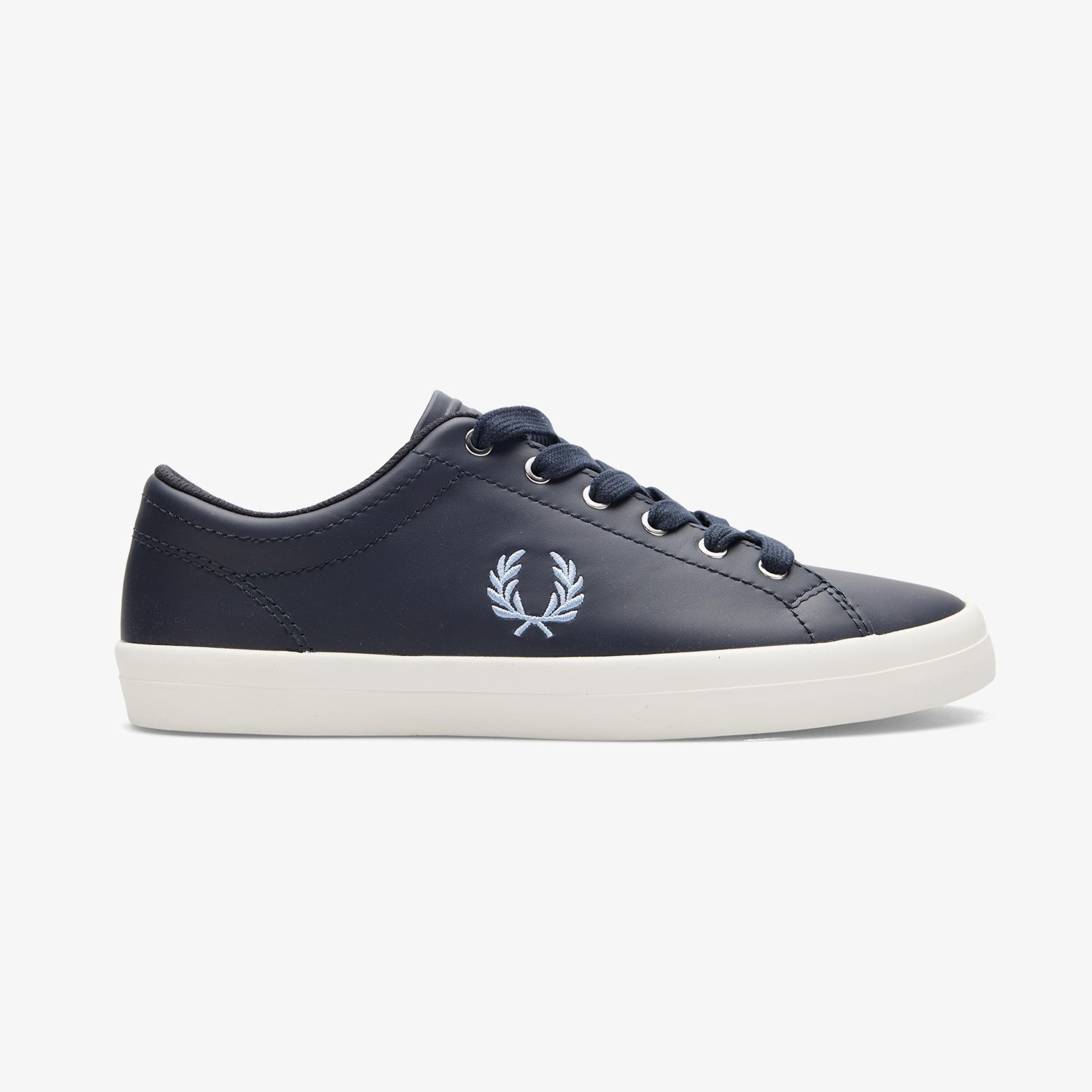 Fred Perry Baseline Leather Erkek Lacivert Sneaker