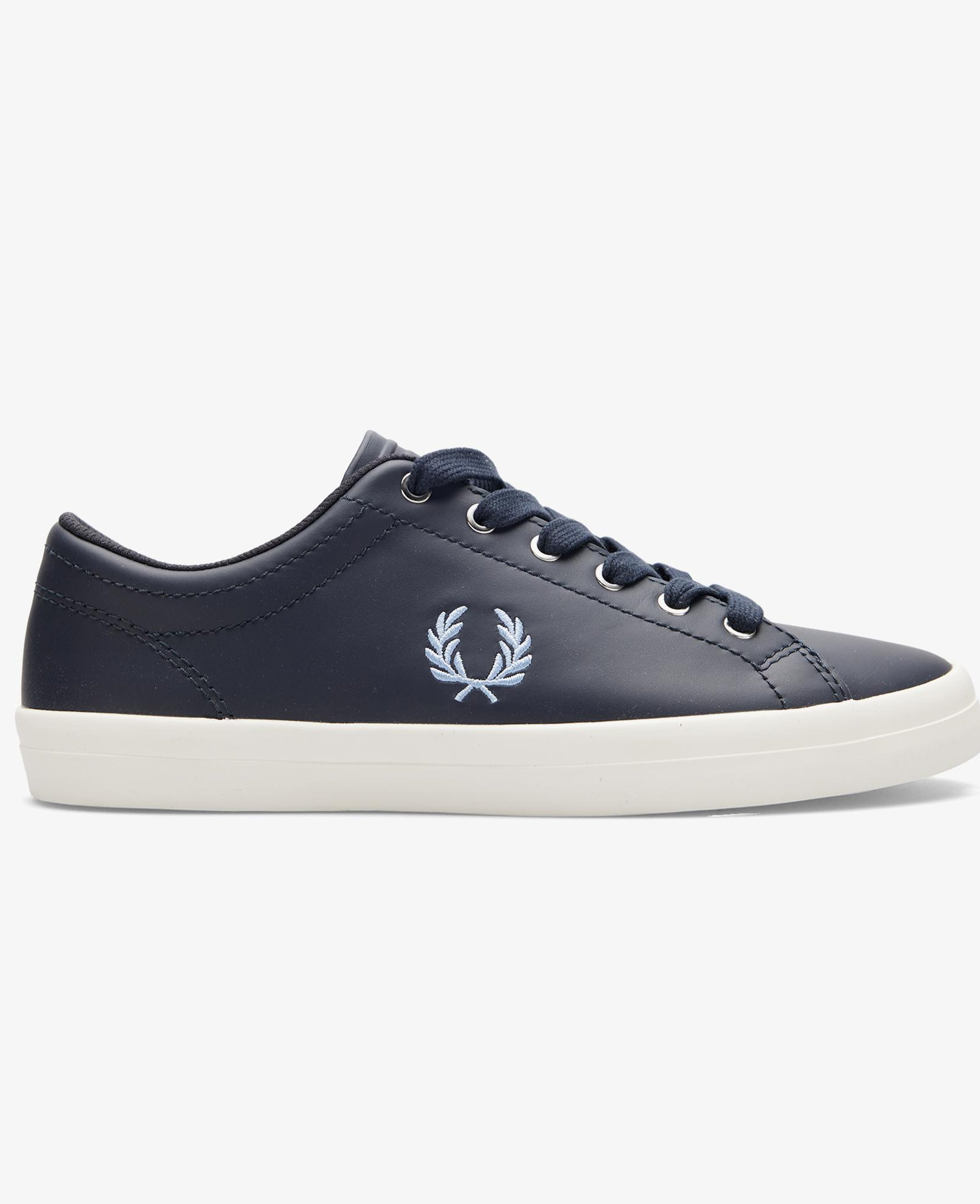 Fred Perry Baseline Leather Erkek Lacivert Sneaker