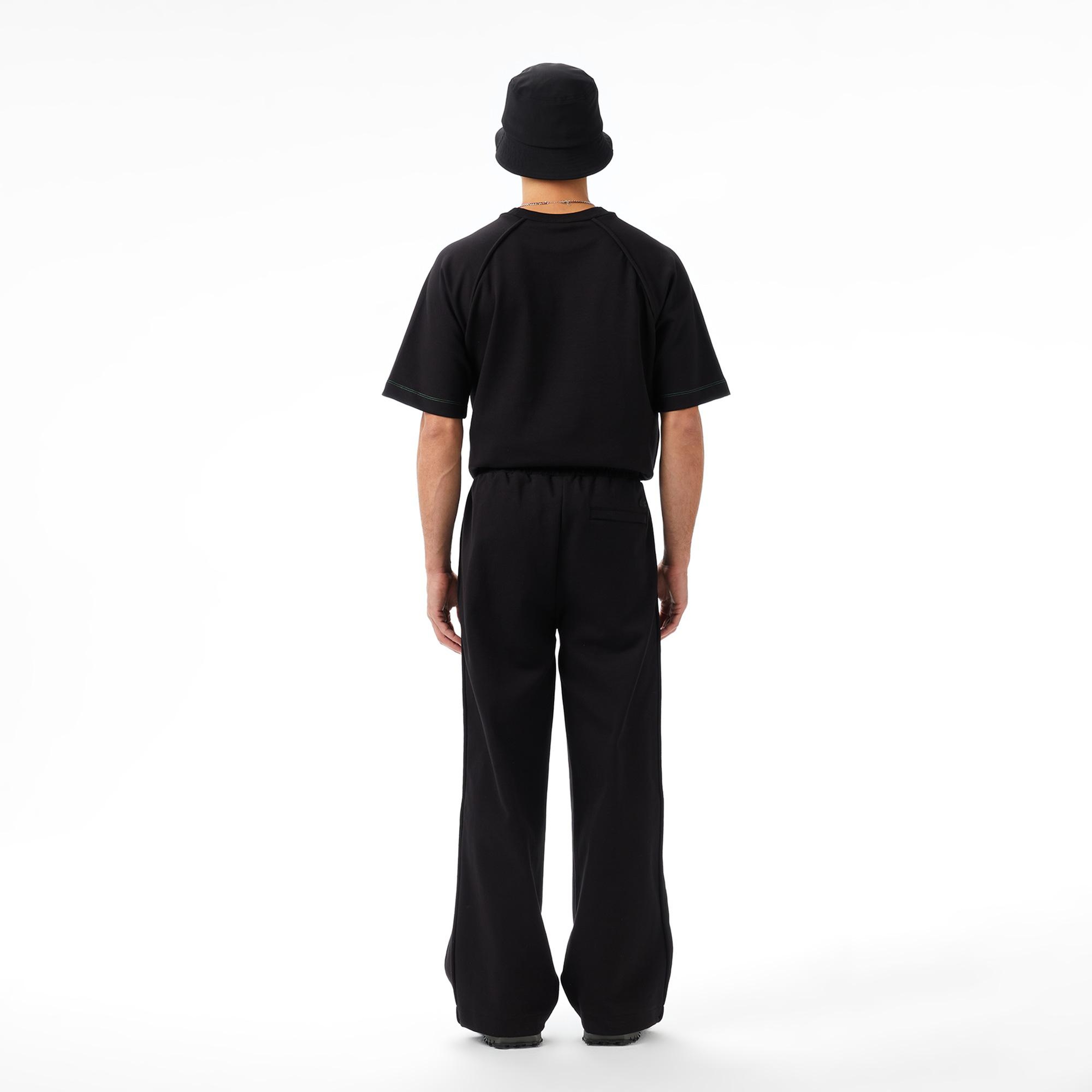 Lacoste x House of SuperStep Relaxed Fit Erkek Siyah Eşofman Altı