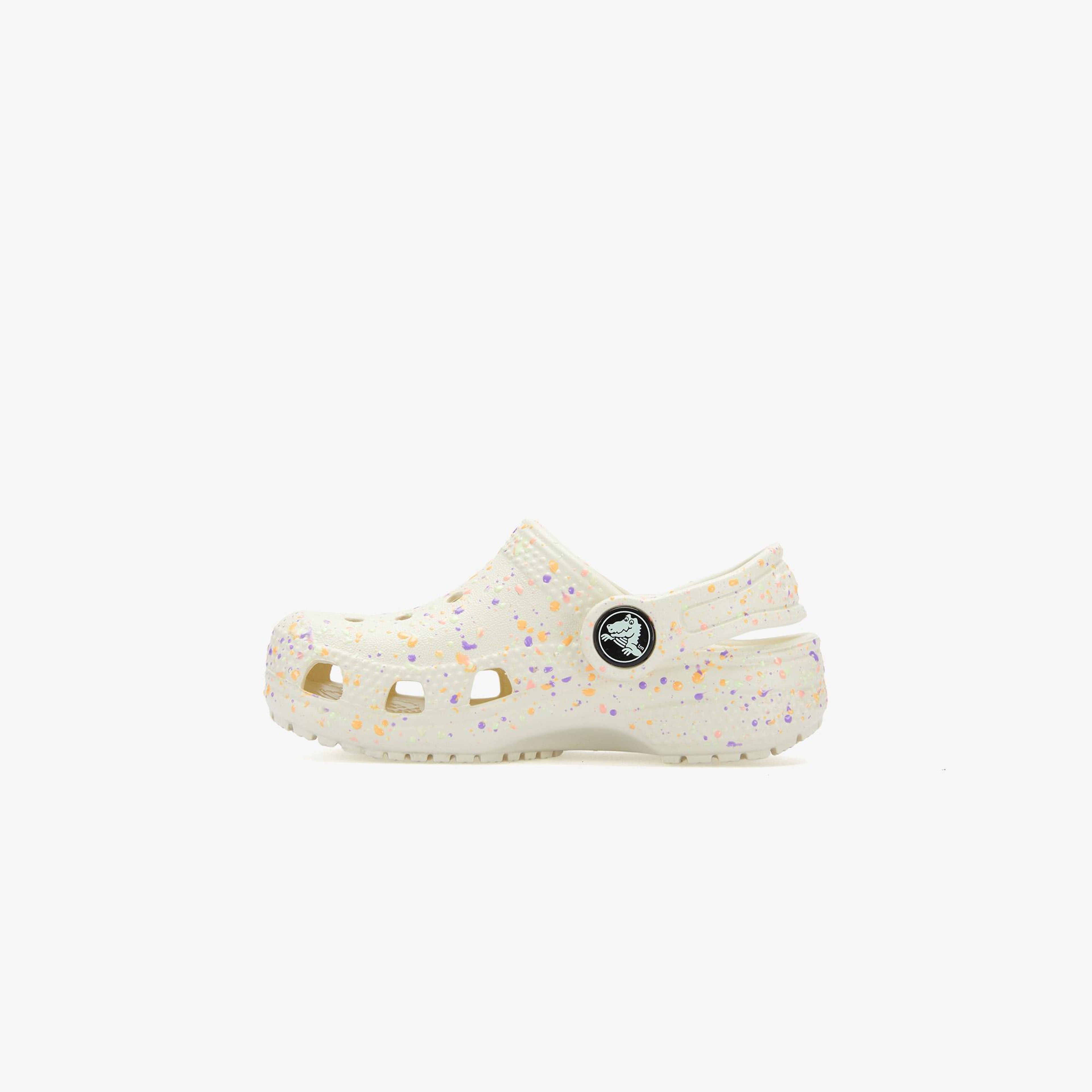 Crocs Classic Glow Paint Splattercgt Çocuk Renkli Sandalet