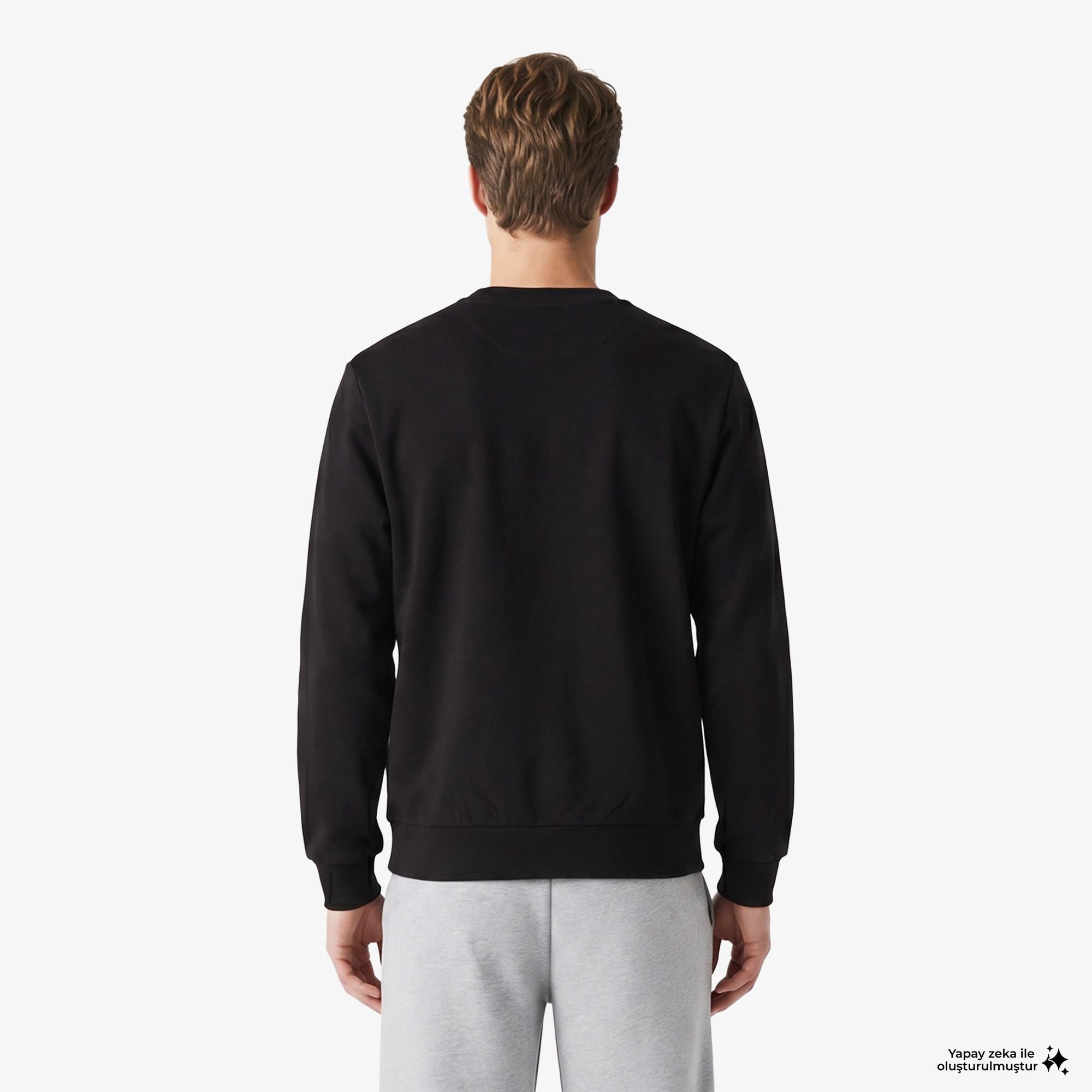 Lacoste Erkek Kahverengi Sweatshirt