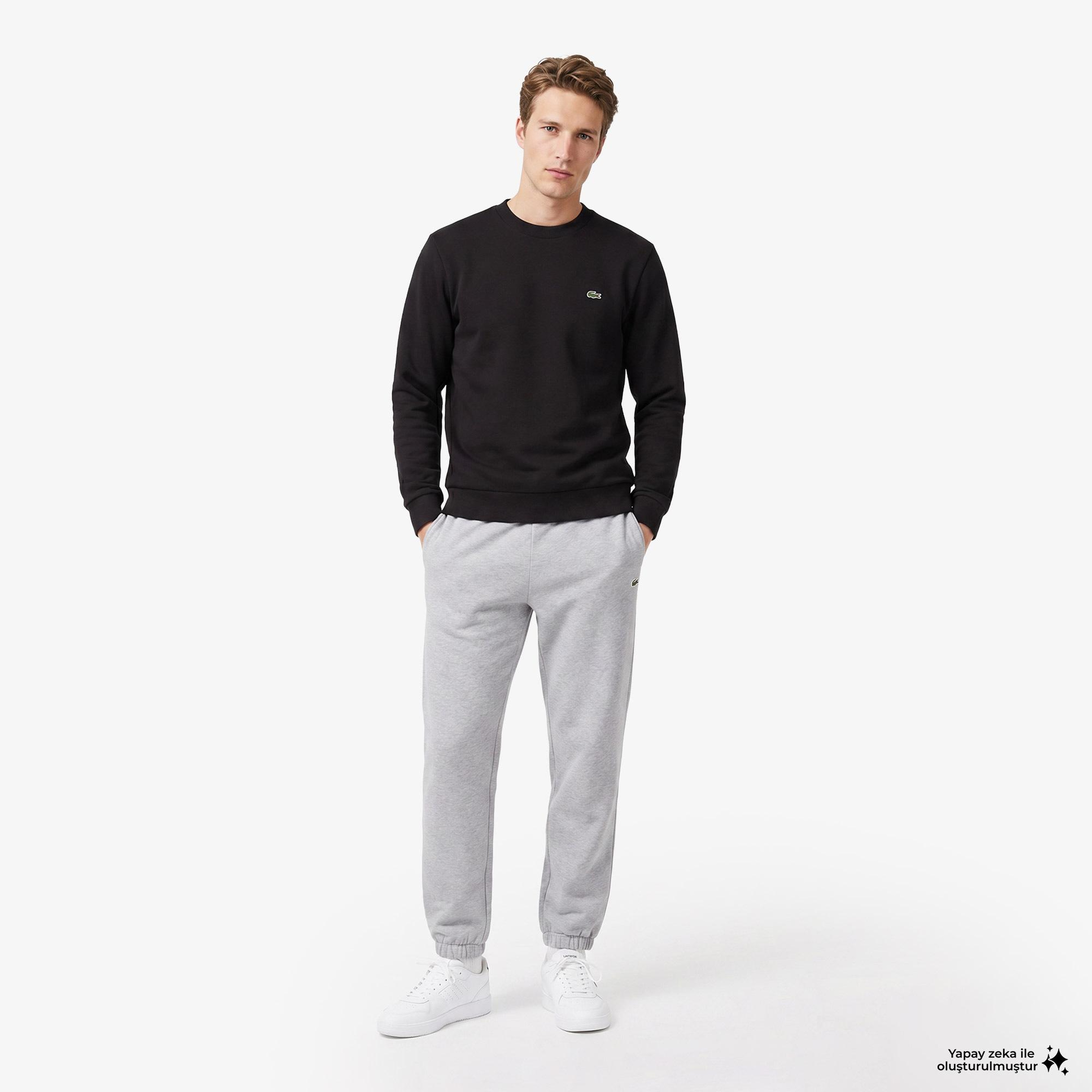 Lacoste Erkek Kahverengi Sweatshirt