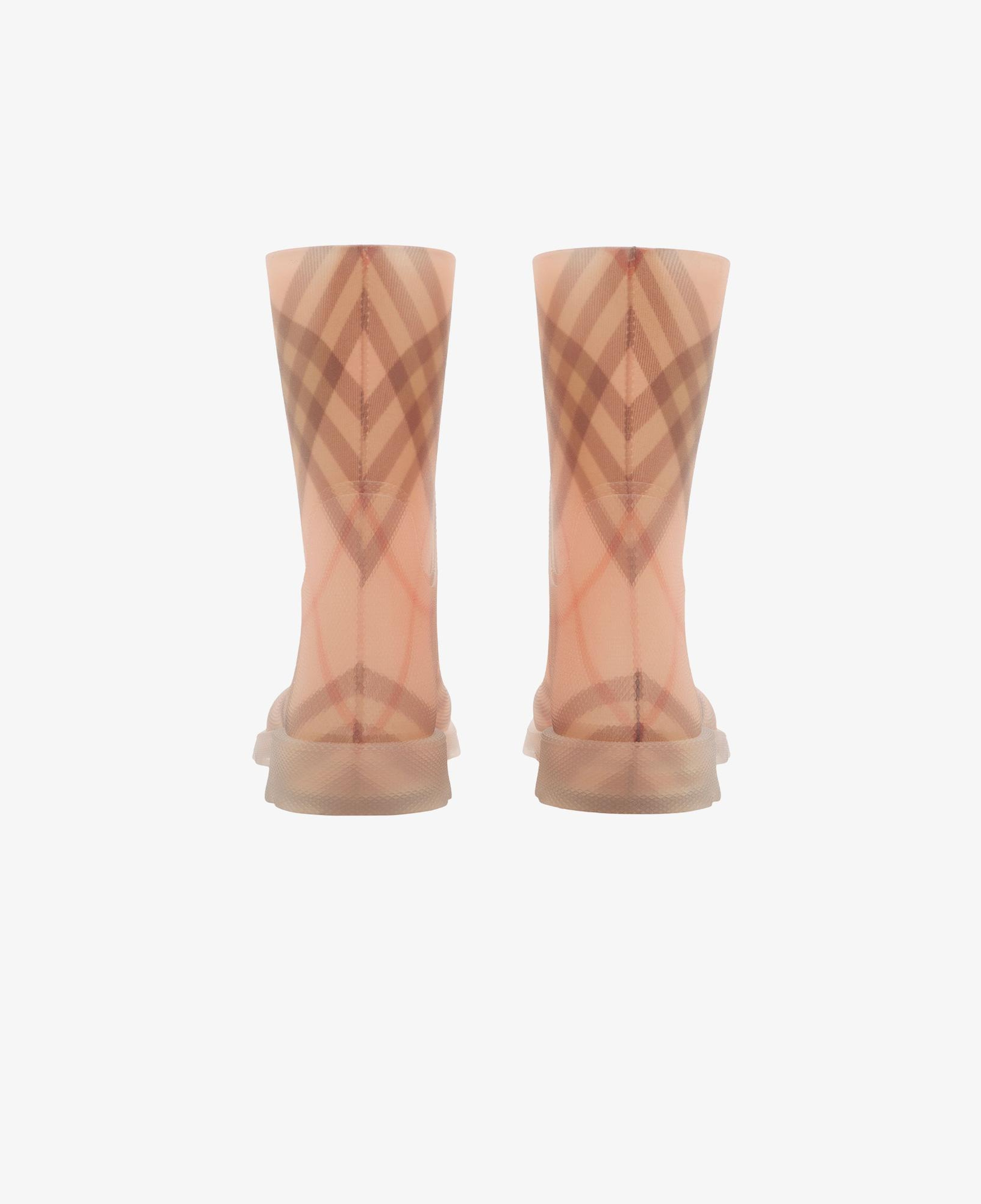 Burberry Marsh High Rubber Çocuk Pembe Bot