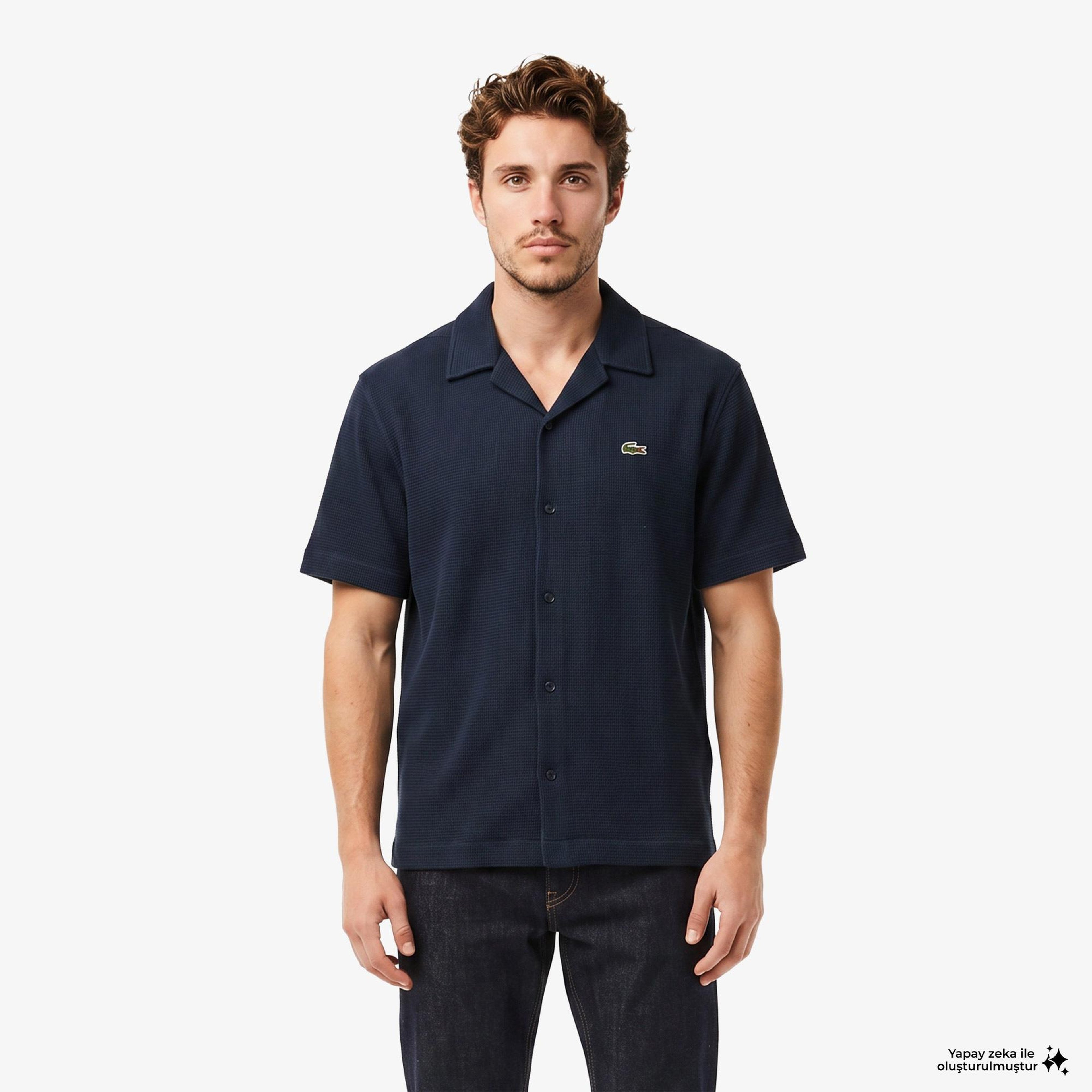 Lacoste Erkek Mavi Gömlek