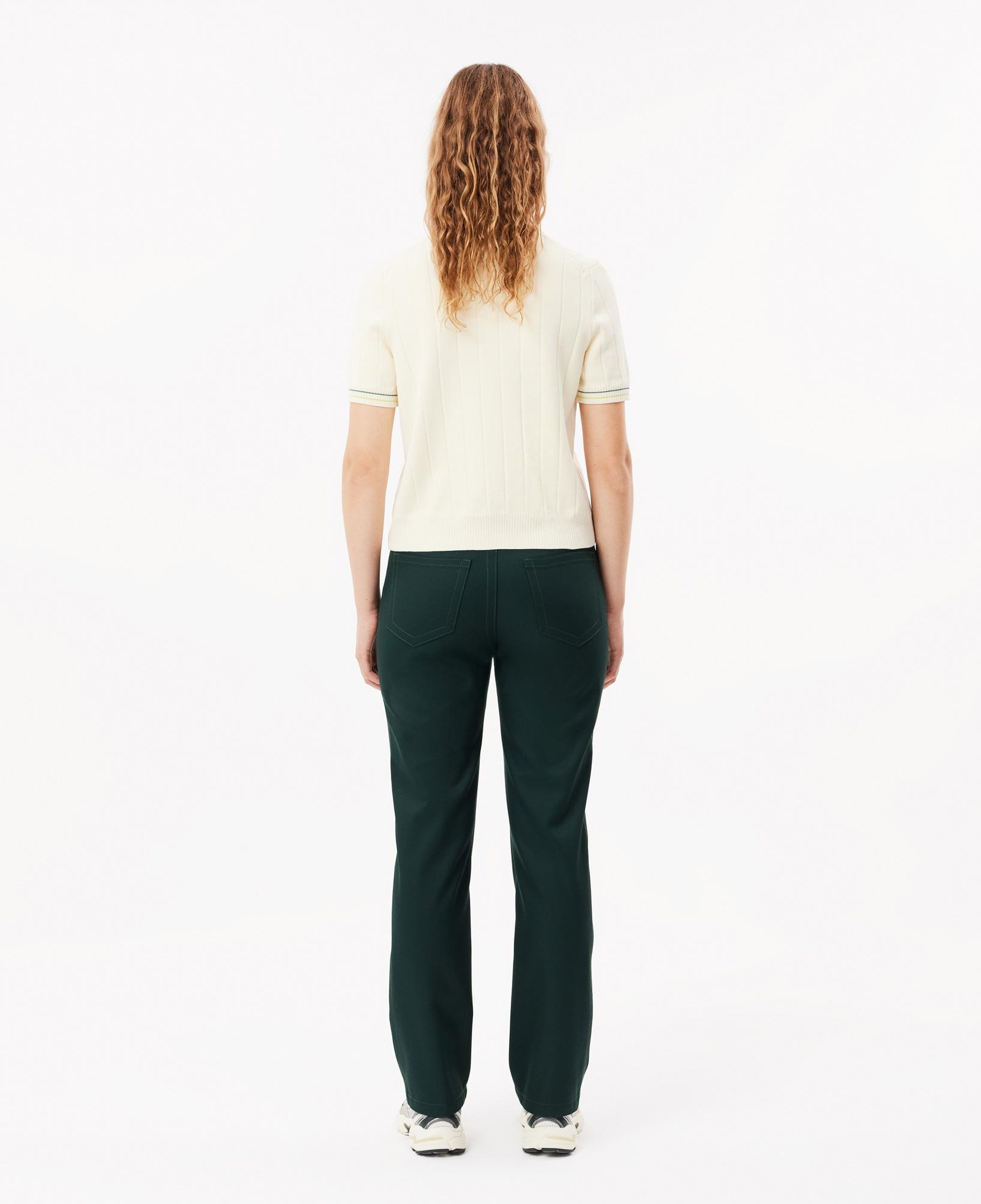 Kadın Straight Fit Koyu Yeşil Pantolon