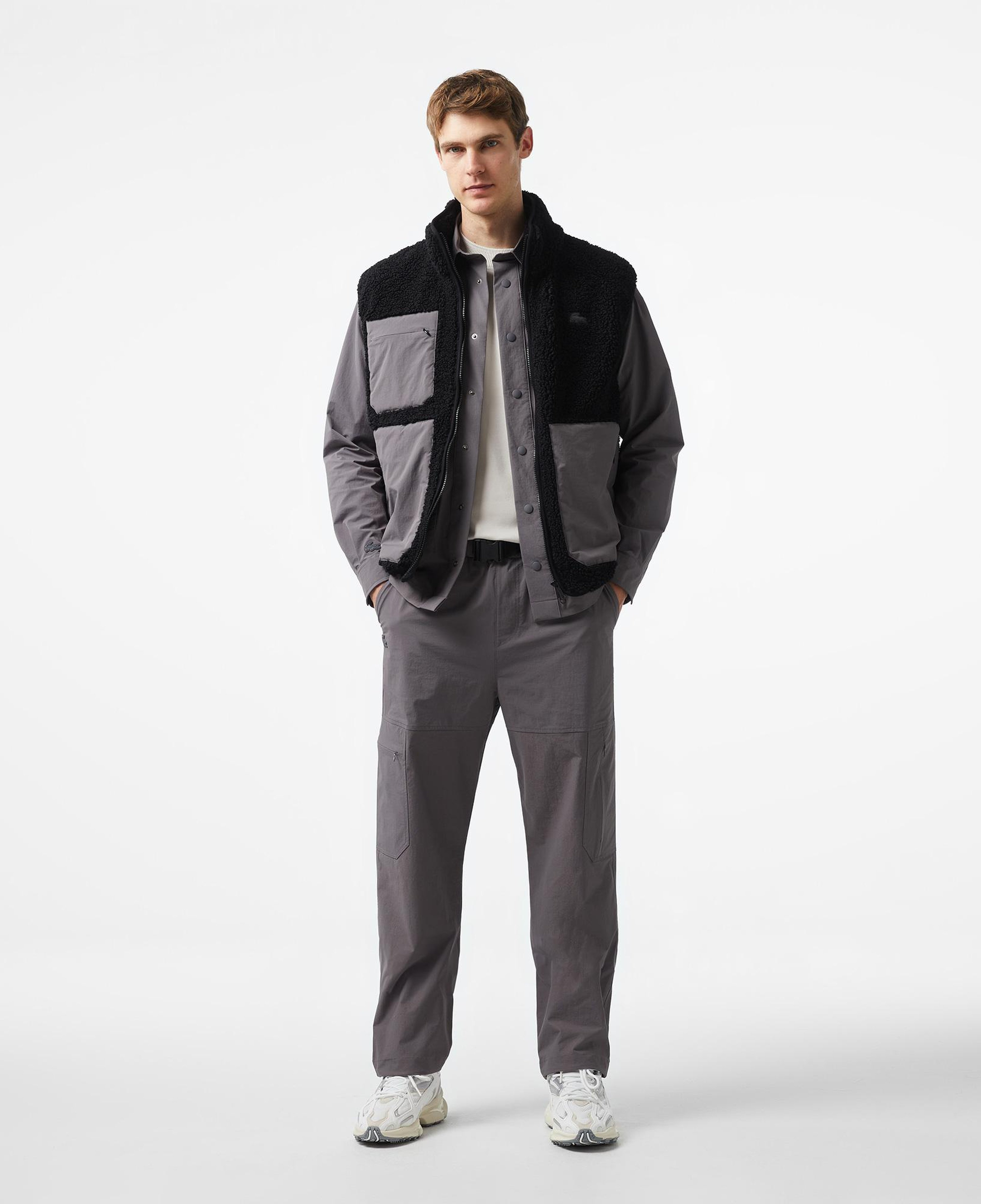 Lacoste x House of SuperStep Erkek Siyah Yelek
