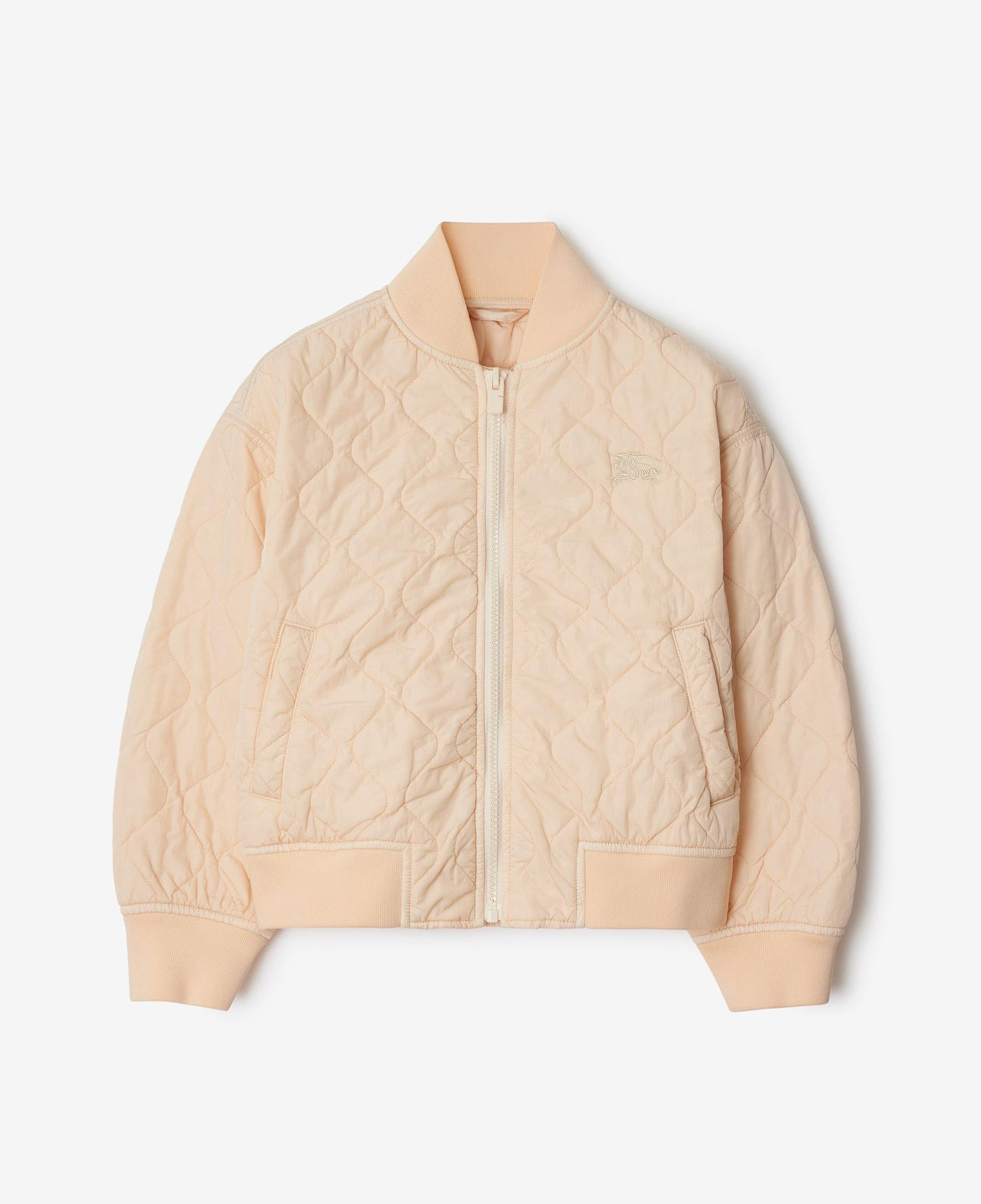 Burberry Mackie Quilted Nylon Bomber Çocuk Pembe Mont