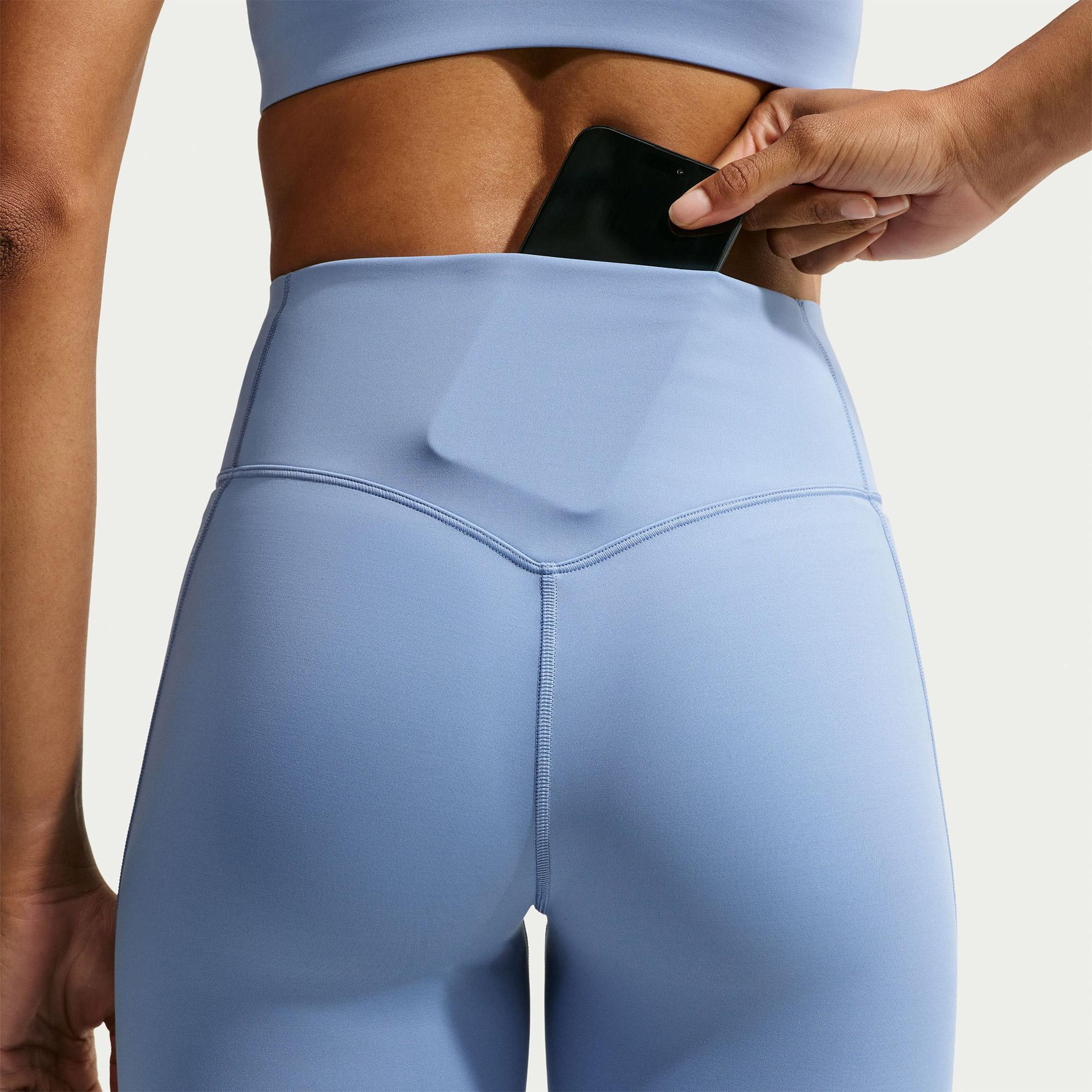 Nike Dri-Fit Universa Kadın Mavi Tayt