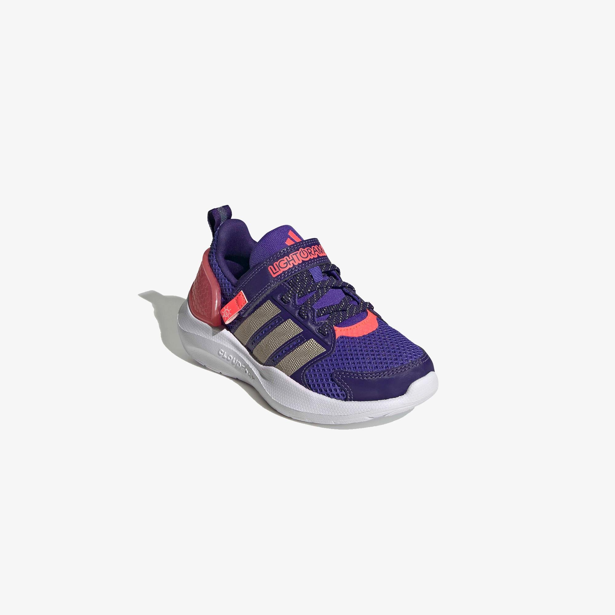 adidas Lightorama Runner Elastic Lace Çocuk Mor Koşu Ayakkabısı