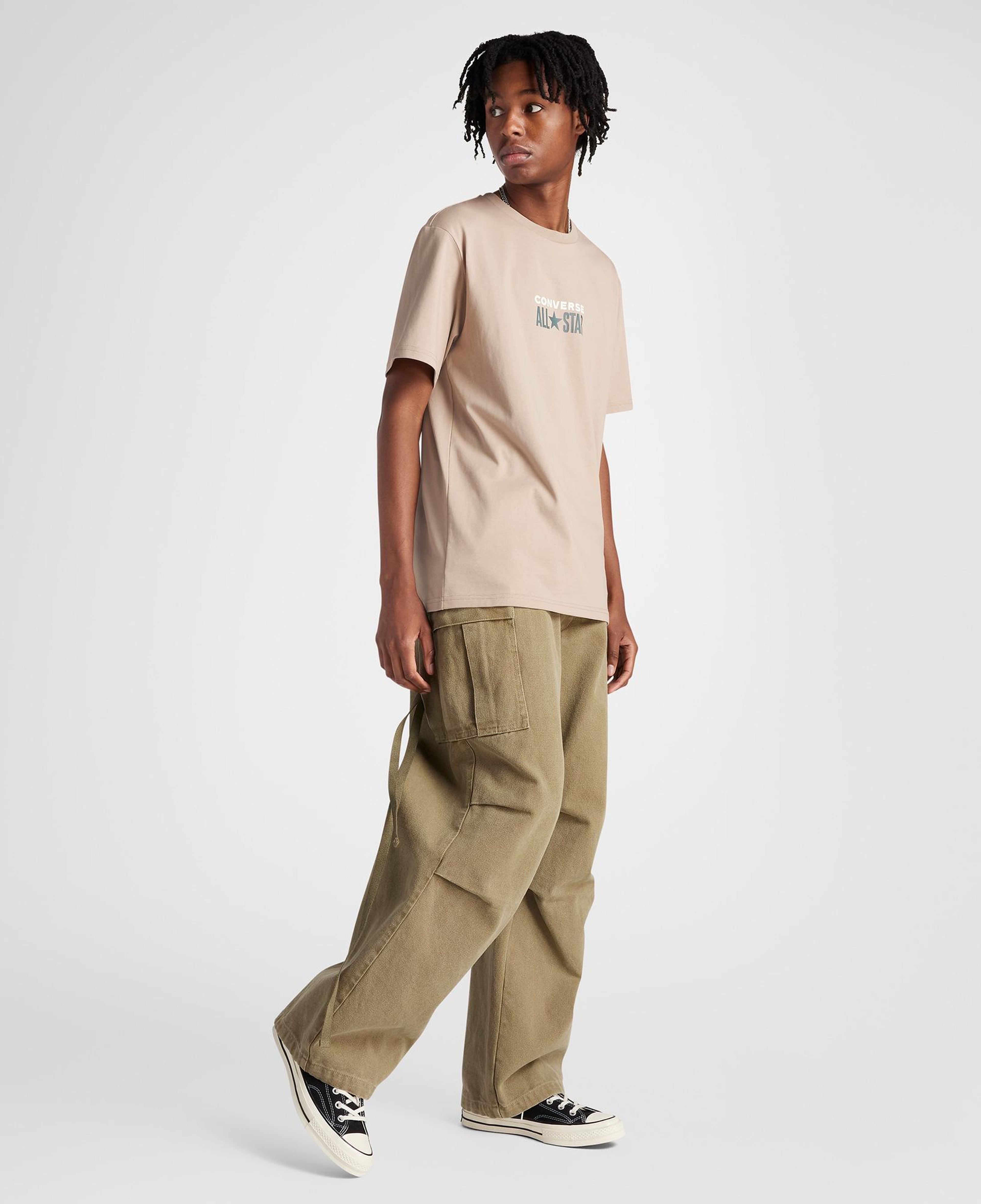Converse Erkek Kahverengi T-Shirt