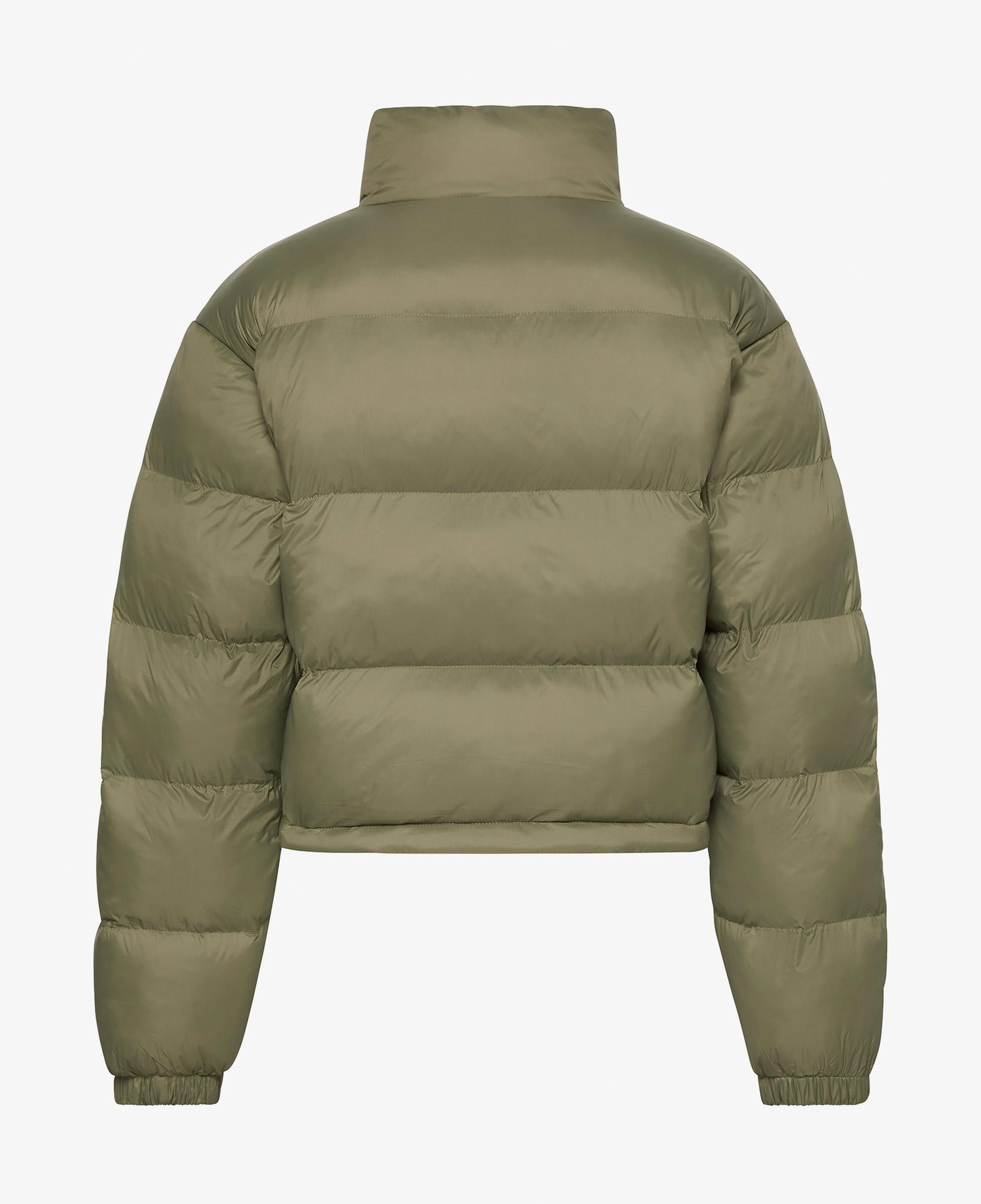 Calvin Klein Essential Crop Puffer Kadın Bej Ceket