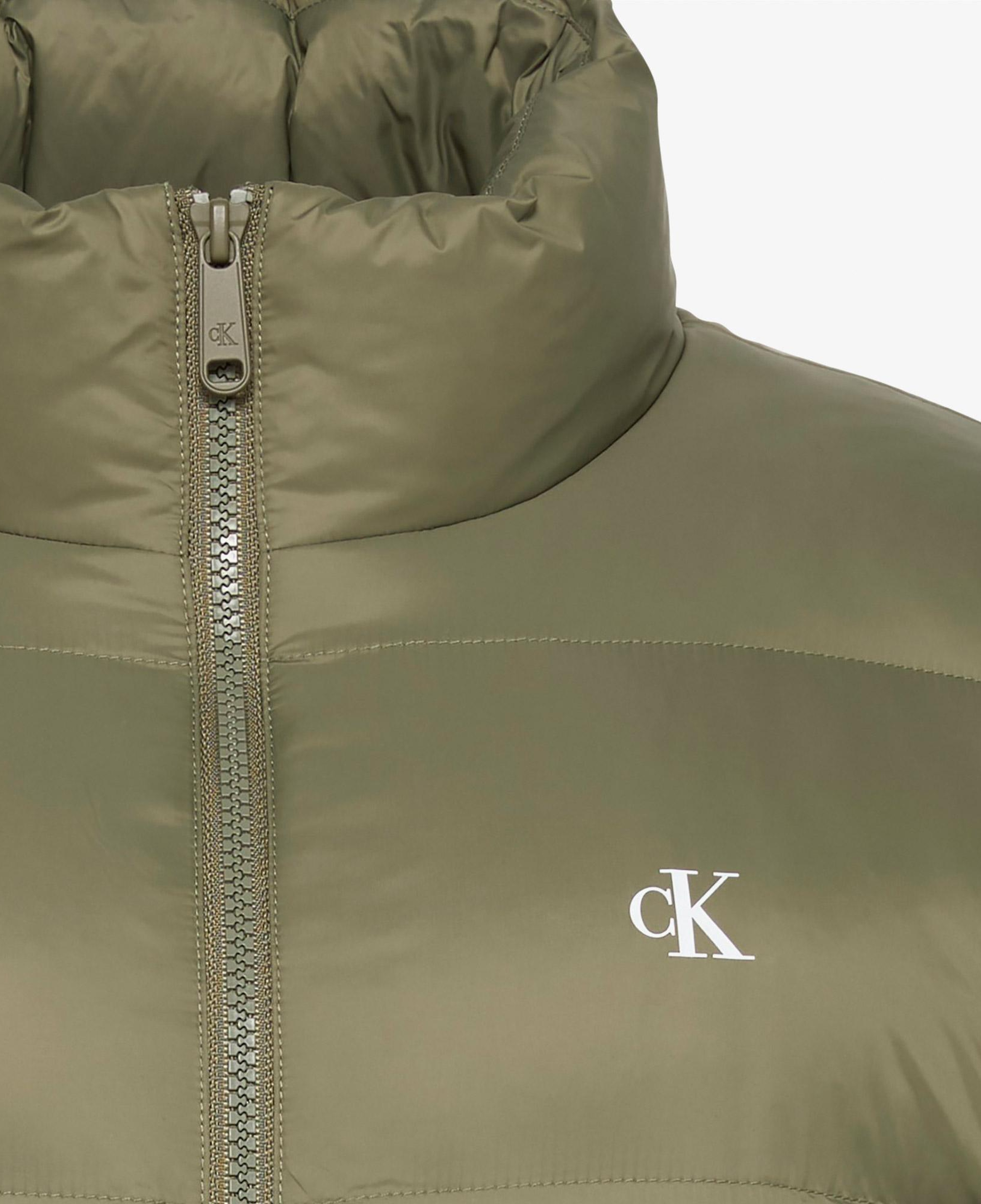 Calvin Klein Essential Crop Puffer Kadın Bej Ceket