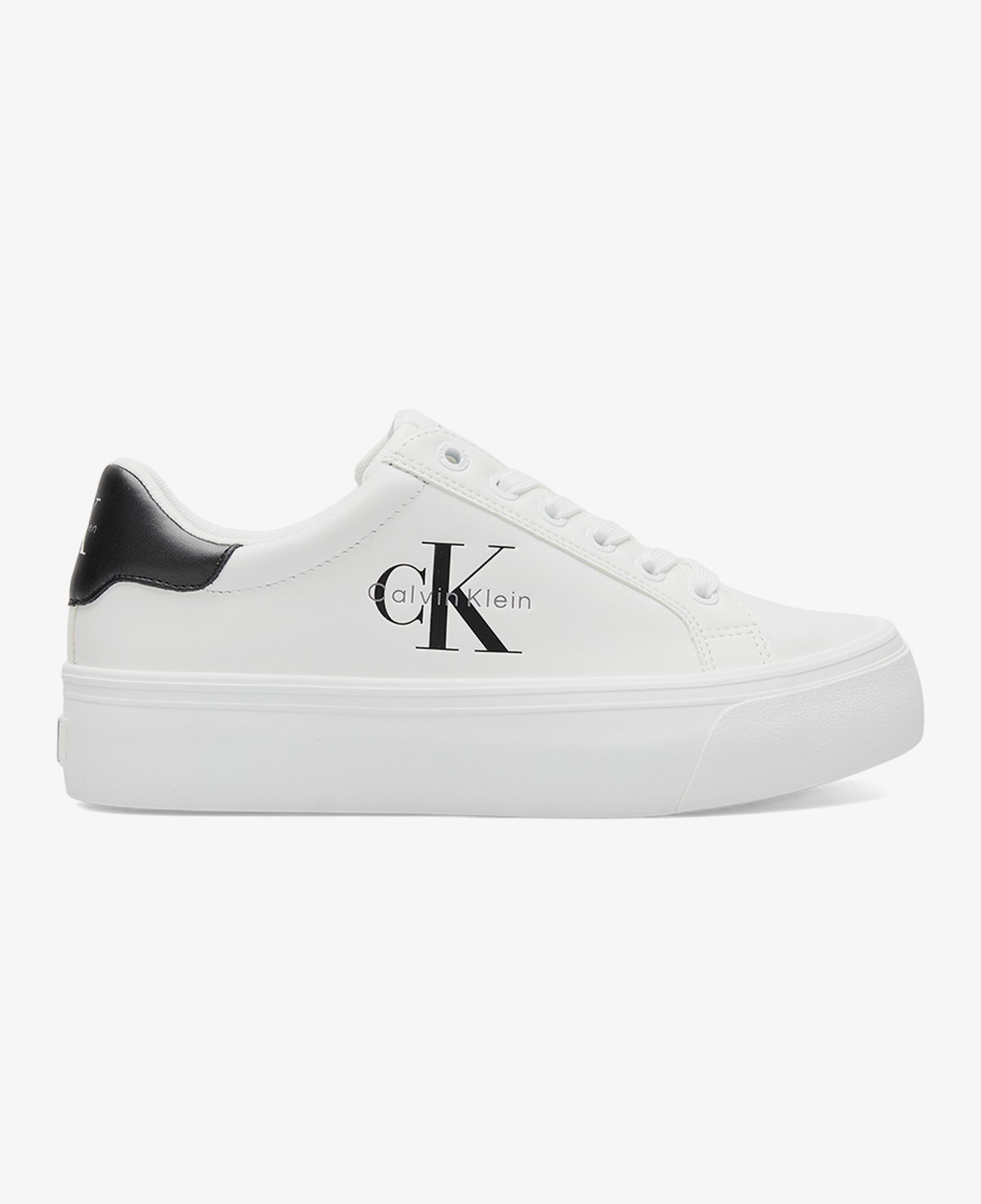 Calvin Klein Vulc Flatform Laceup Low Kadın Beyaz Sneaker