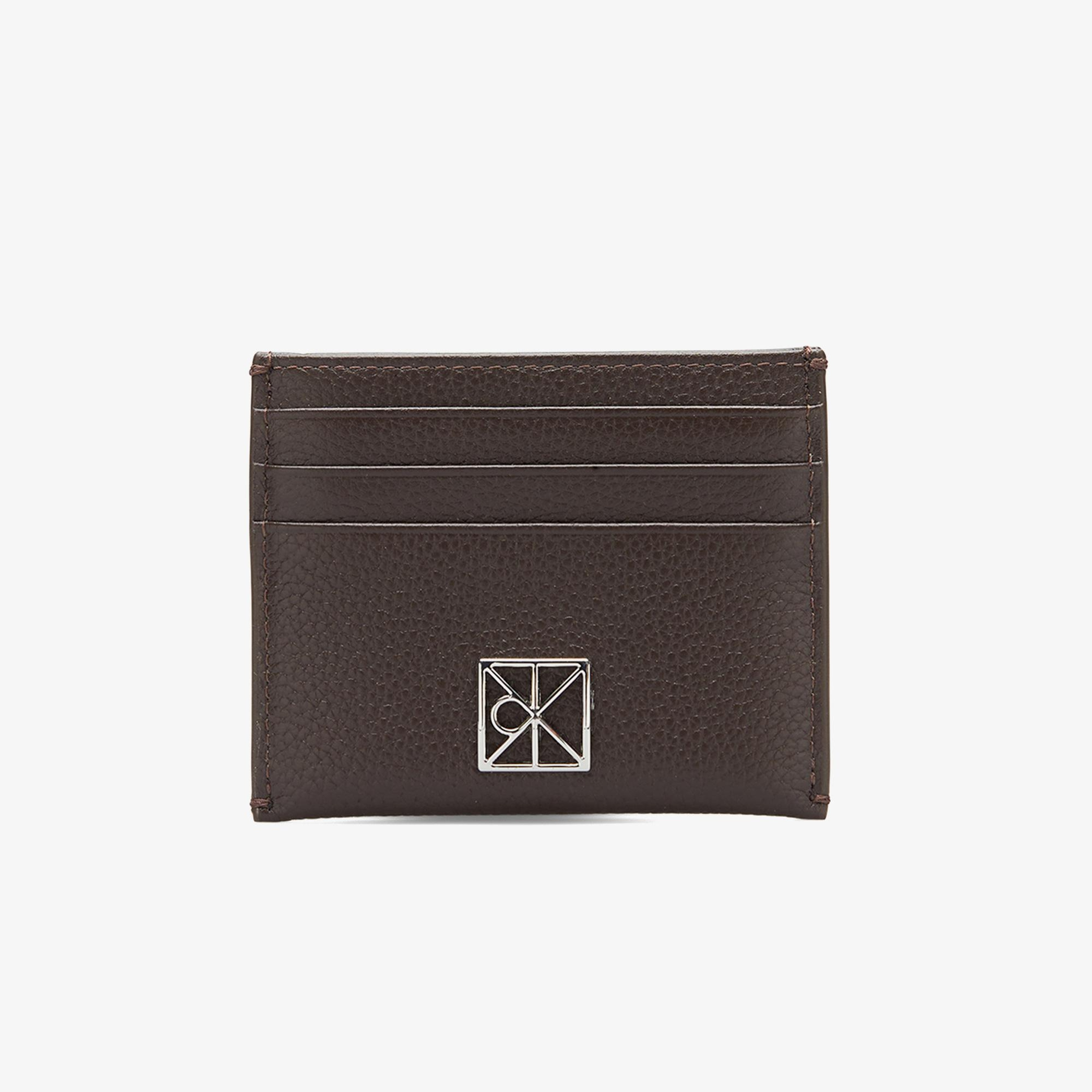 Calvin Klein Emblem Pebble Kadın Kahverengi Kartlık