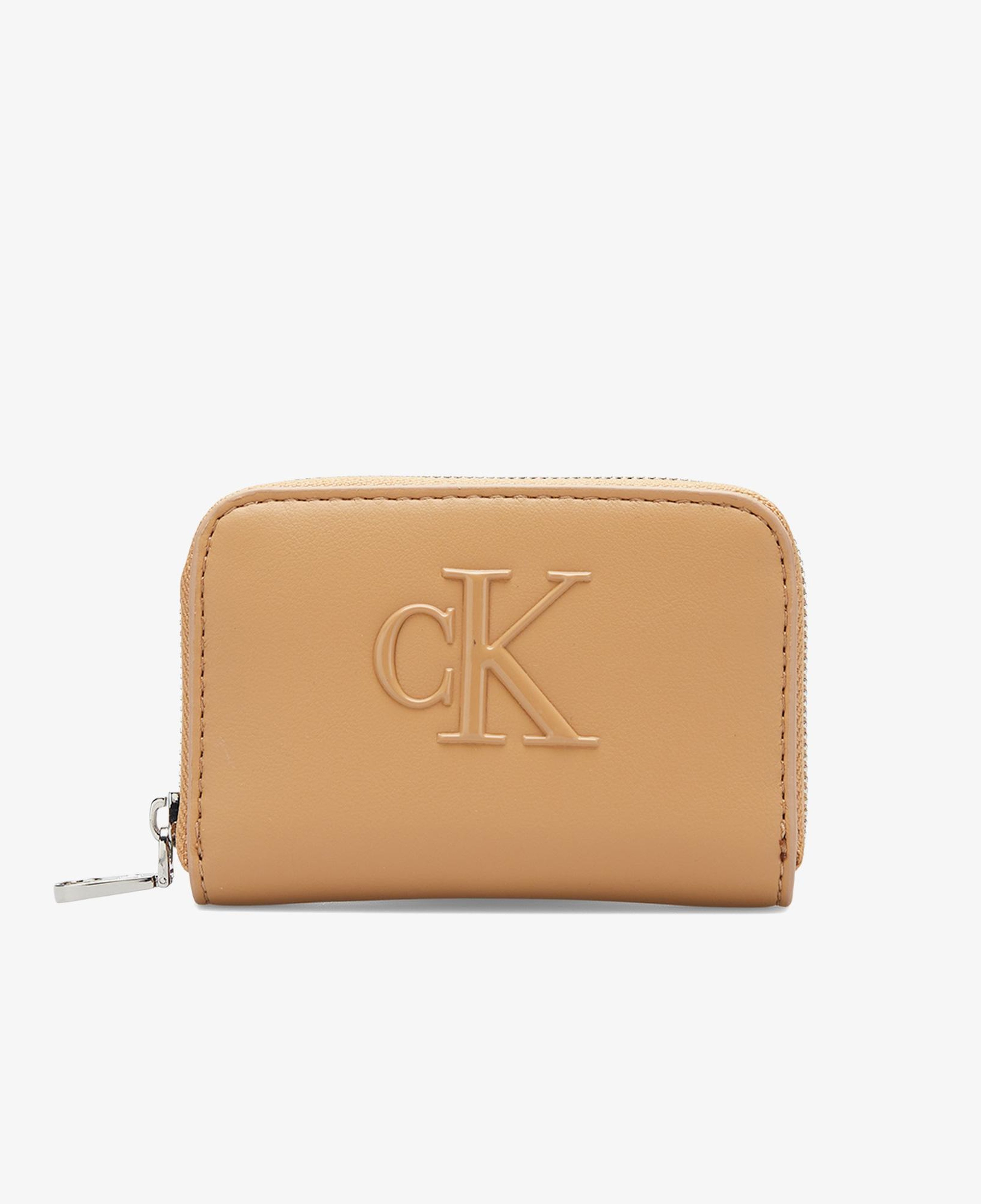 Calvin Klein Bold Medium Zip Around Kadın Kahverengi Cüzdan