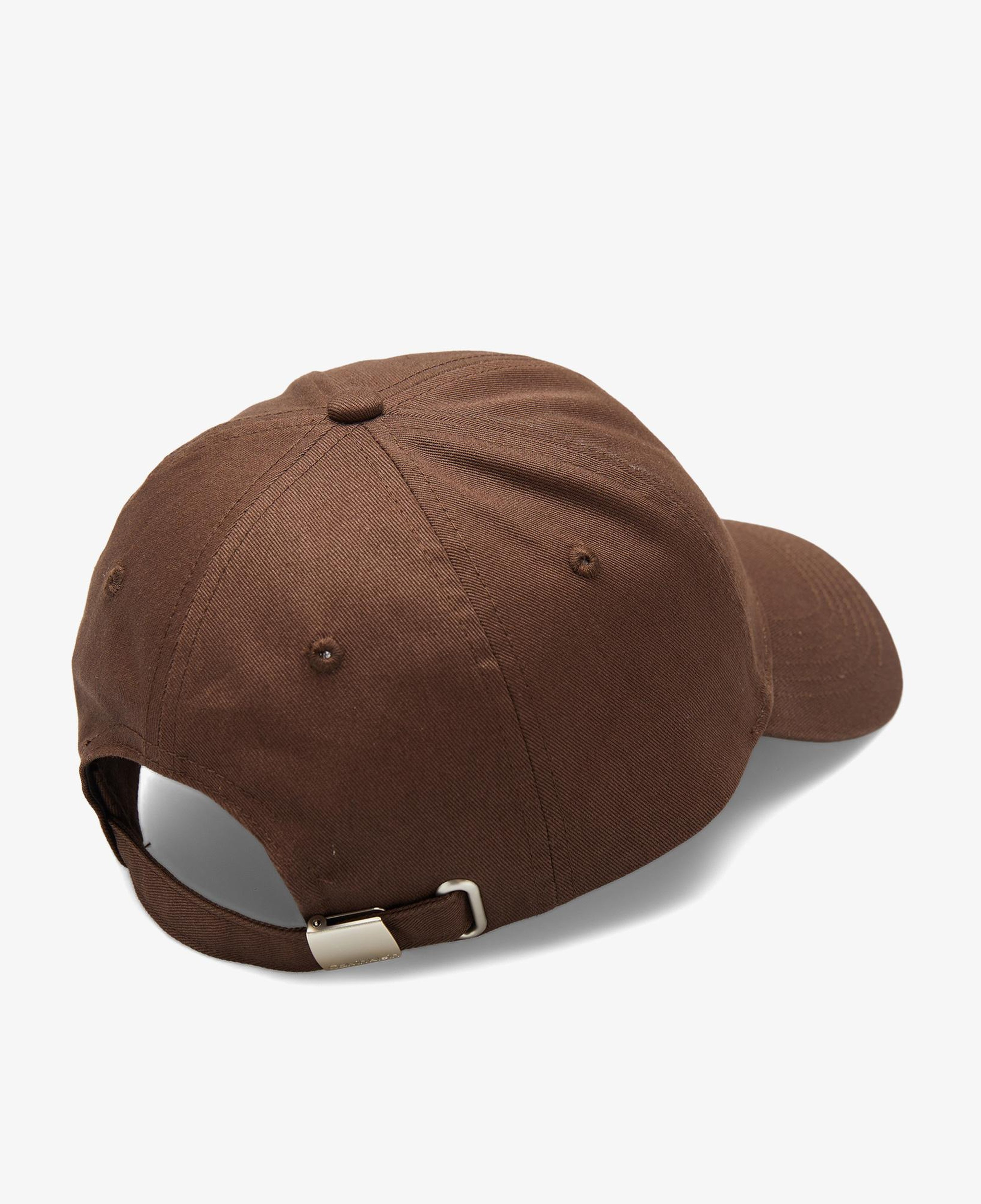 Calvin Klein Monogram Embroidery Baseball Kadın Kahverengi Şapka